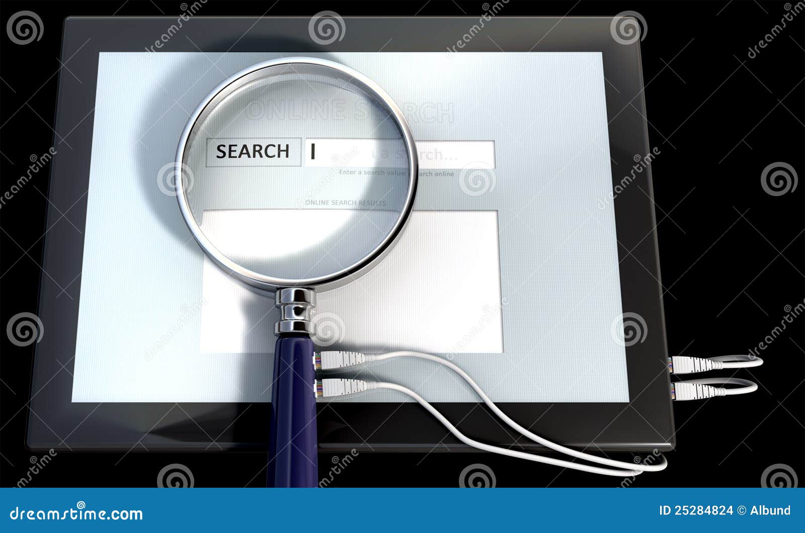 Online Search Tool stock photo. Image of tablet, search 25284824