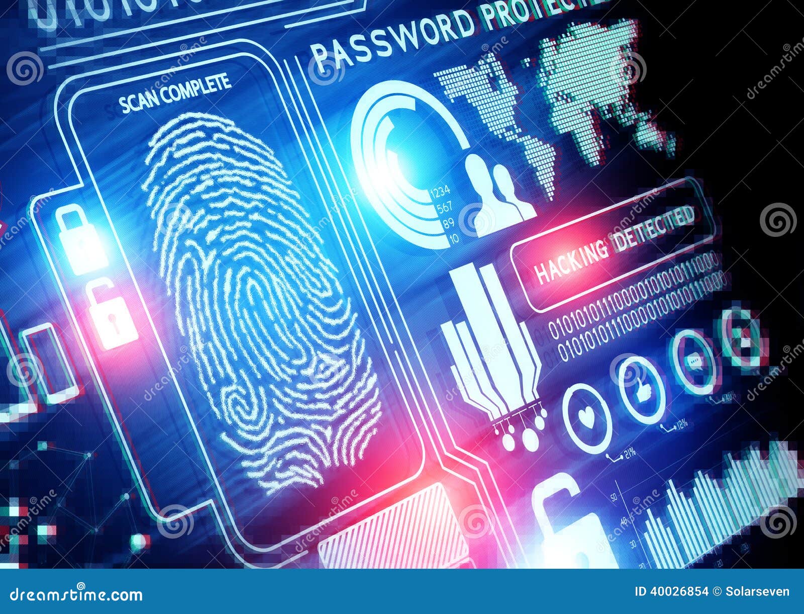 Online Security Technology Stock Photo Image 40026854