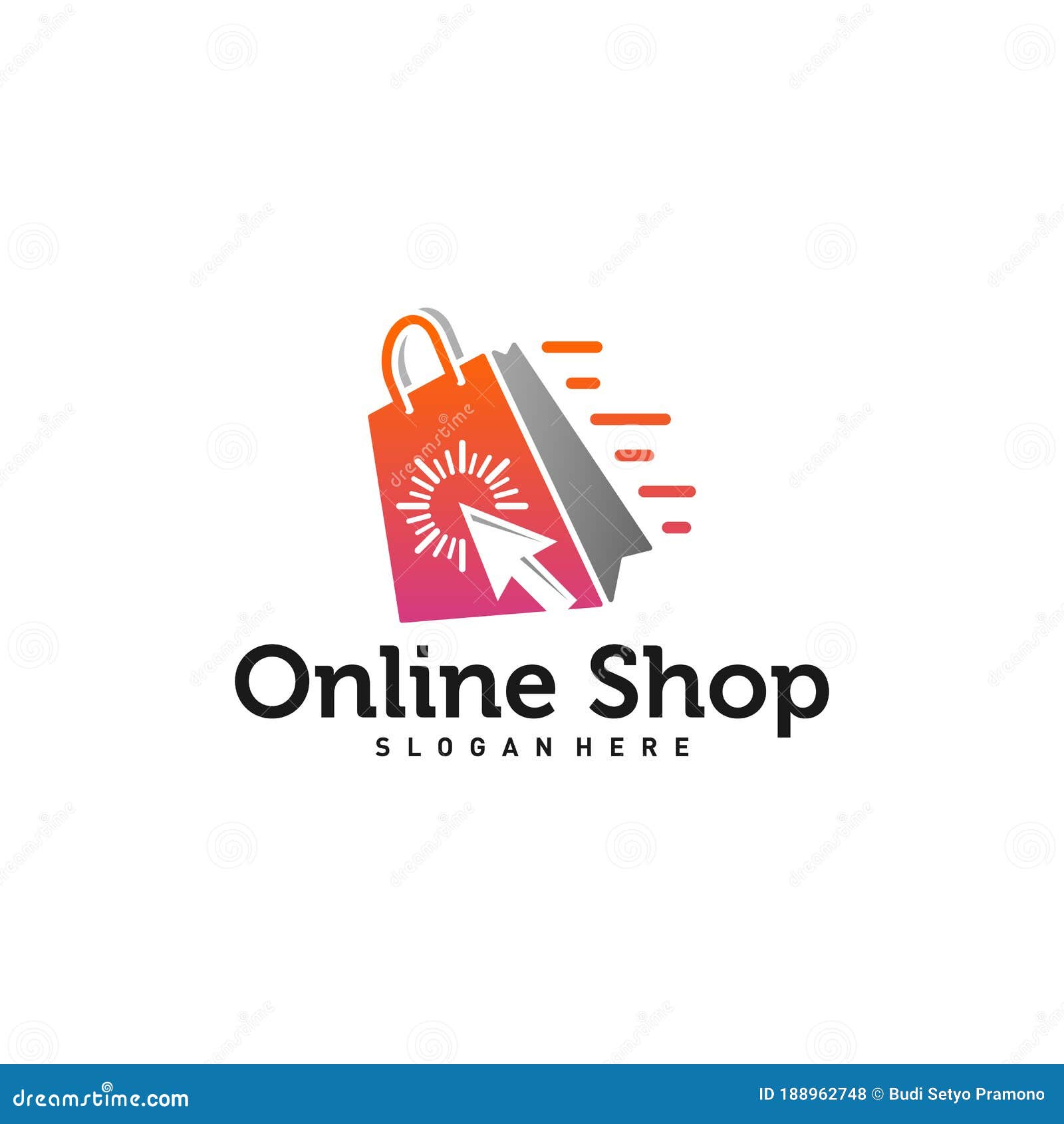 Online Shop Logo Designs Concept Vector, Shop Logo Design Template ...