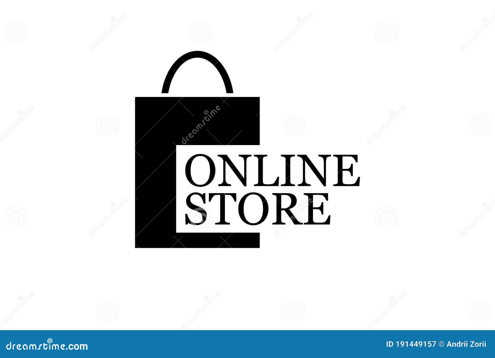 Misbruik Onderhoud Vijftig Online Shop, Online Store Logo. Shopping Logo. Logotype for Business Stock  Vector - Illustration of discount, creative: 191449157