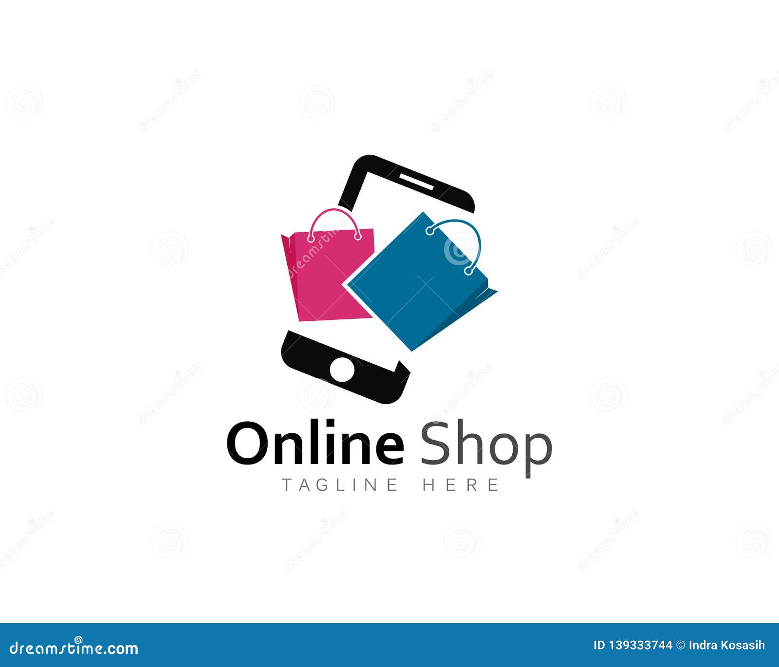 Online Shop Vector Logo for Business Stock Vector - Illustration ...