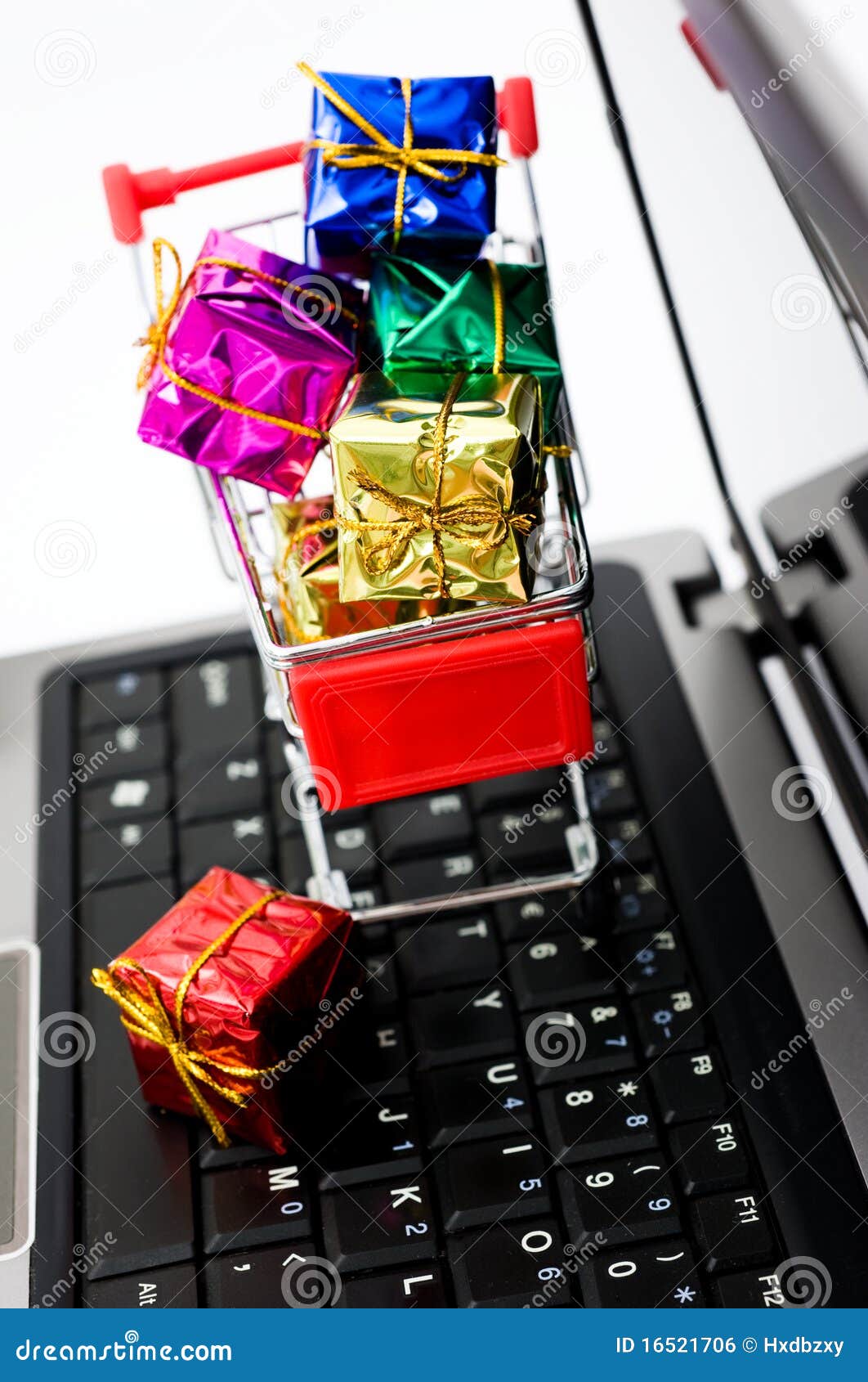 Online shopping stock photo. Image of colorful, close 16521706