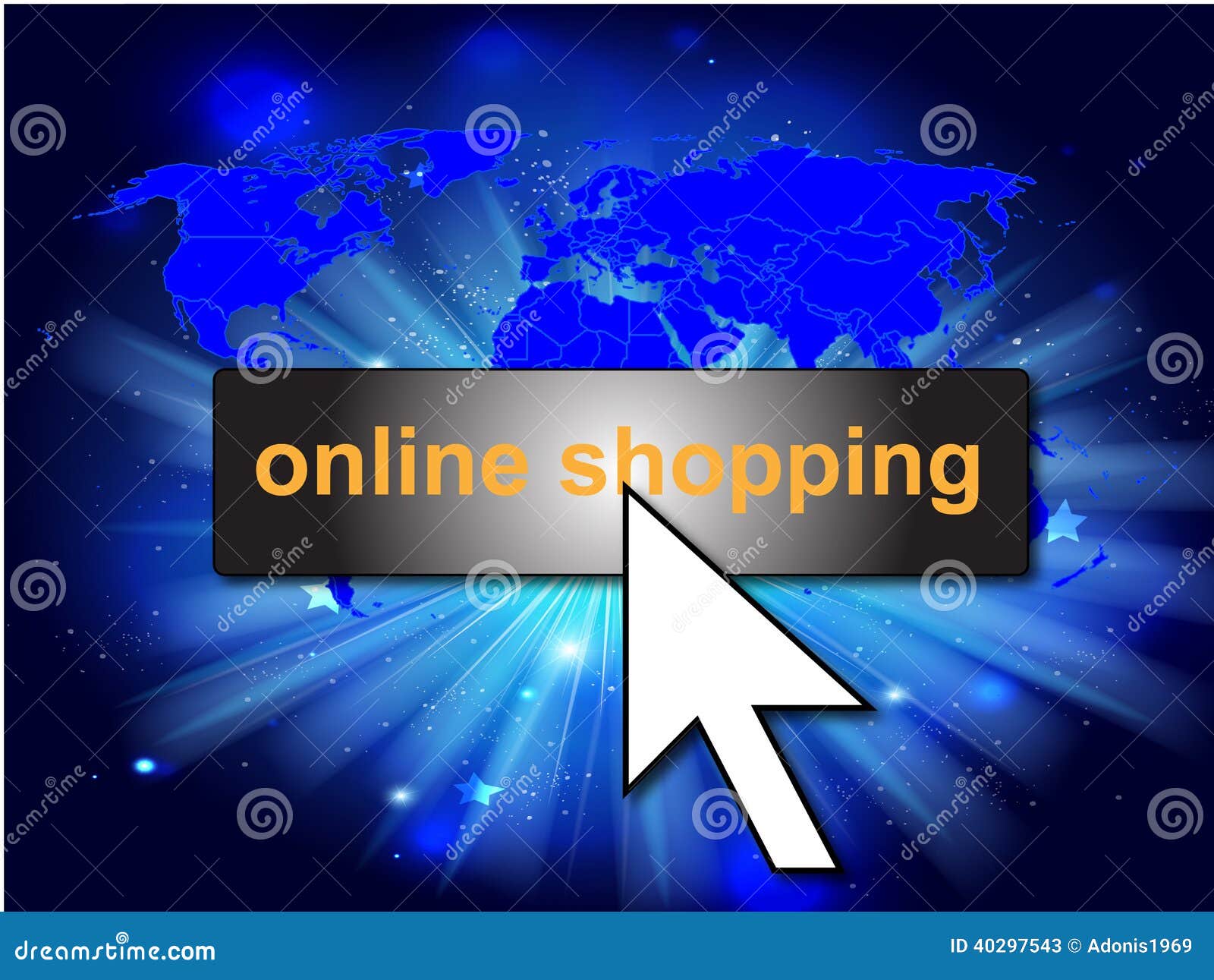 Online Shopping Background Stock Image Image Of Shopping 40297543
