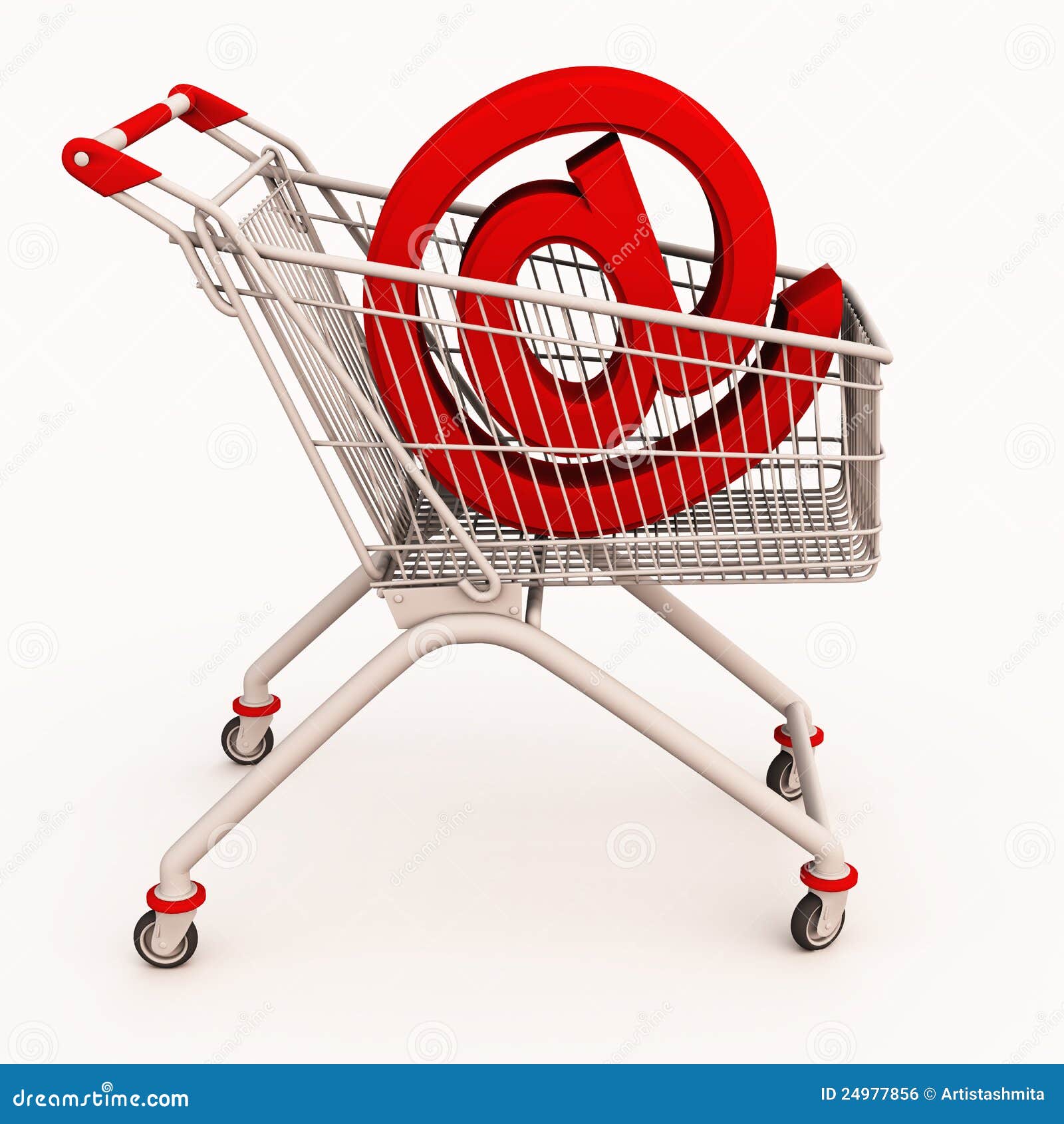 Online shopping cart stock illustration. Illustration of bargain 24977856