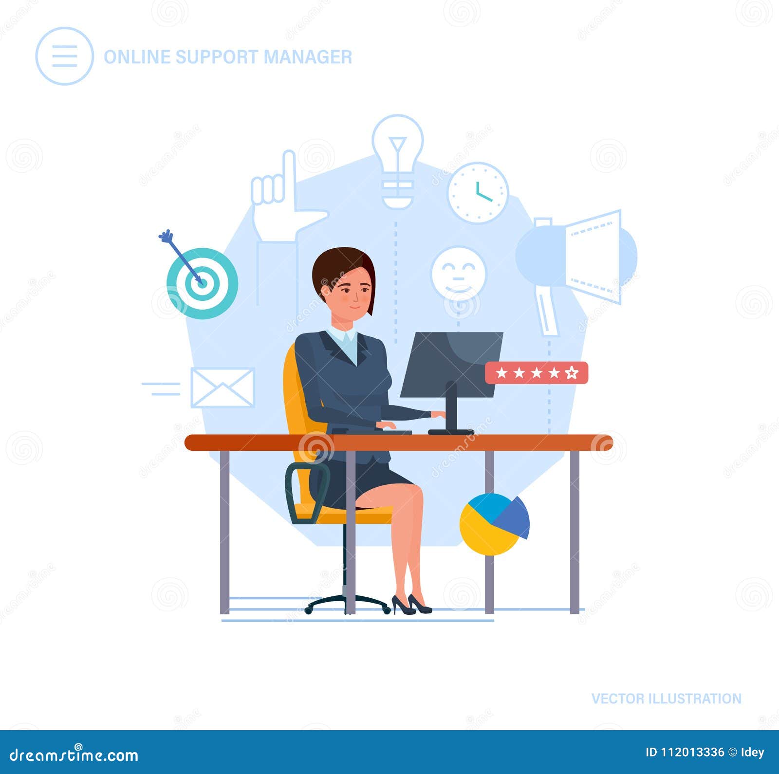 Online Support Manager Call Center Consultation Communications