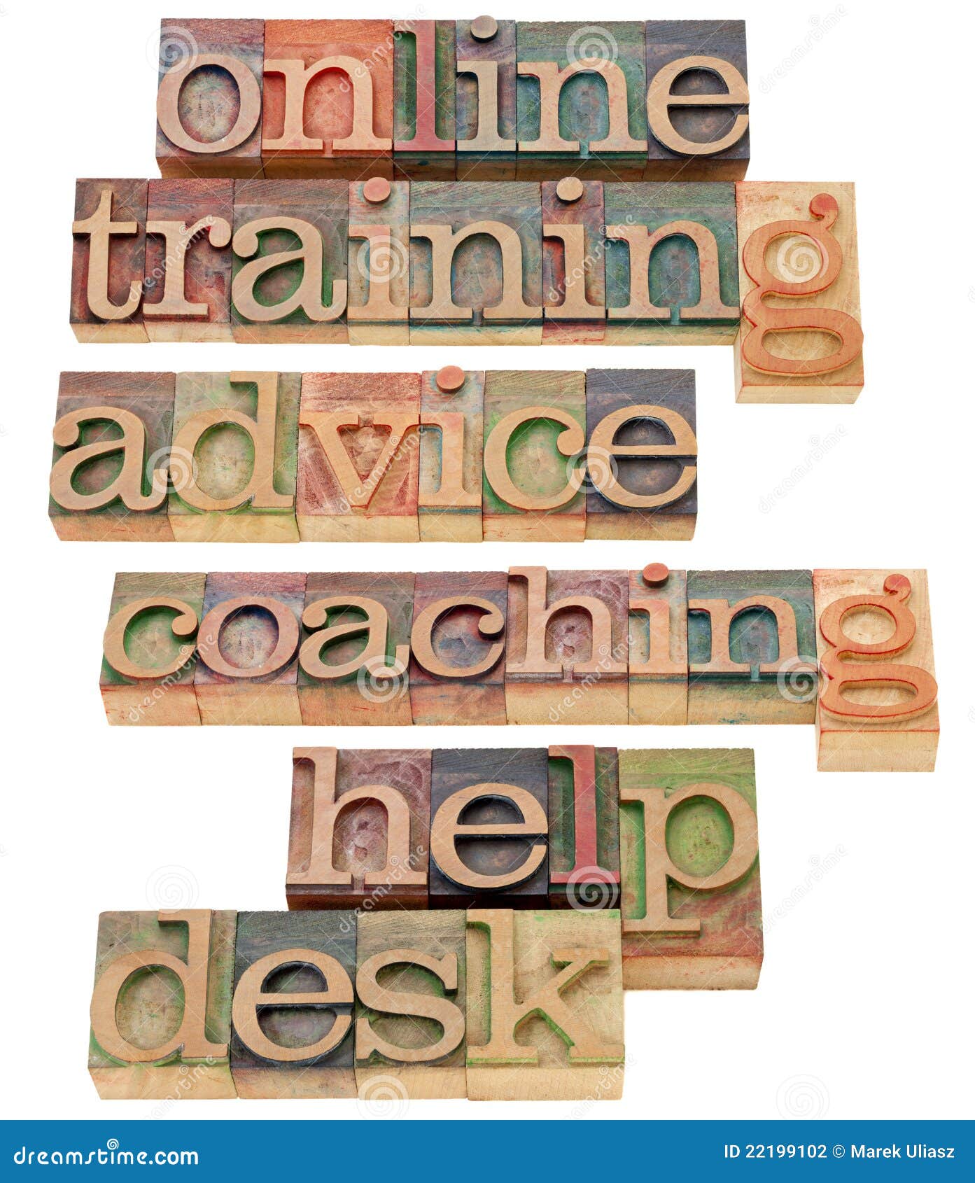 Online Training Coaching And Help Stock Photo Image Of Word