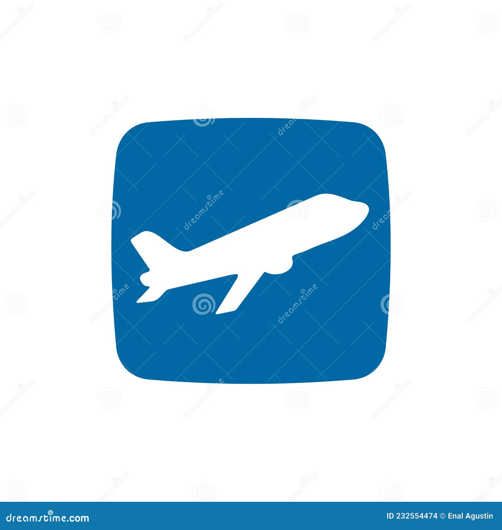 Online Travel Agency App Logo Design Stock Vector - Illustration of ...