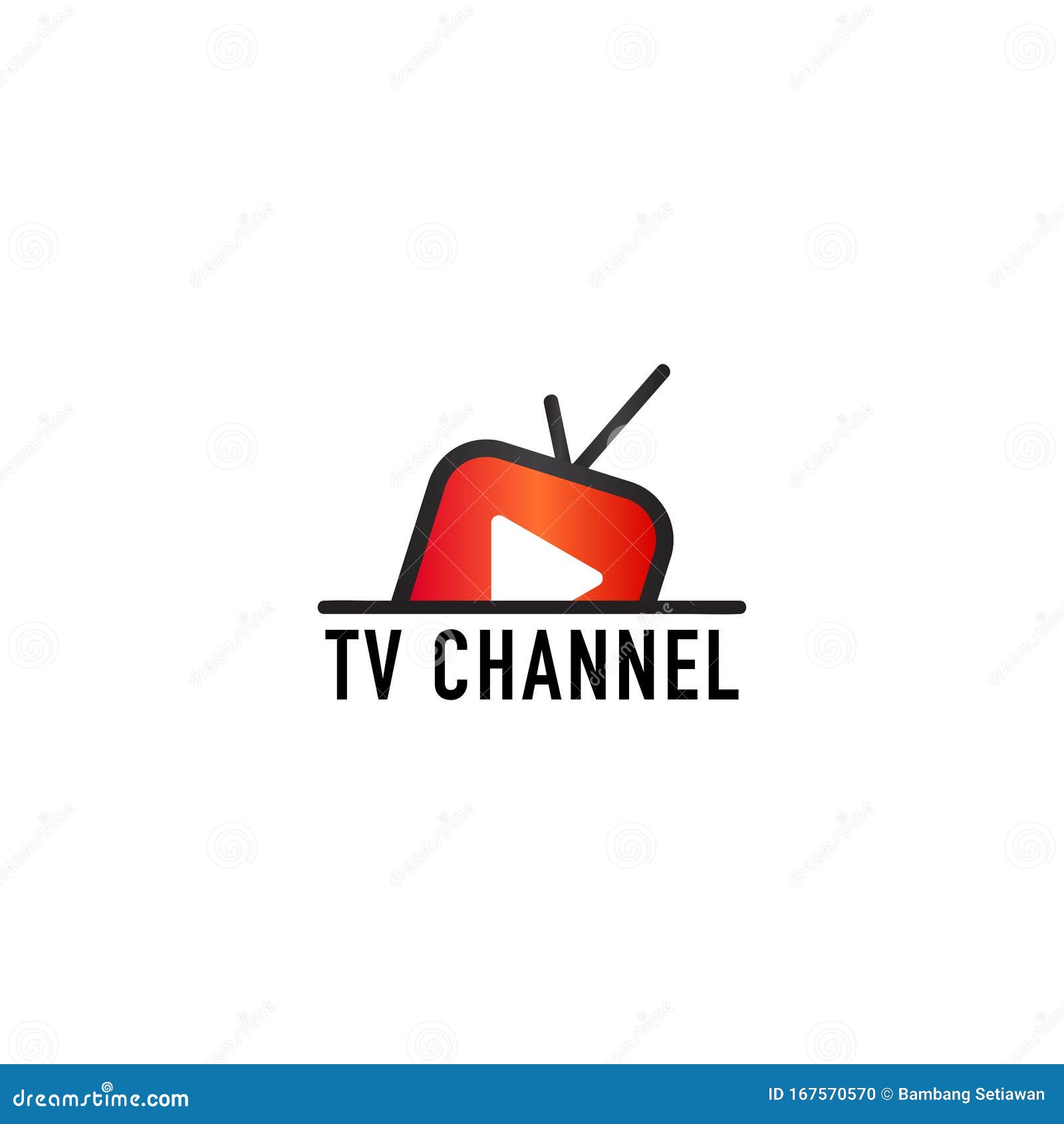 TV Letter Initial Logo Design Template Vector Illustration Stock Vector   Adobe Stock