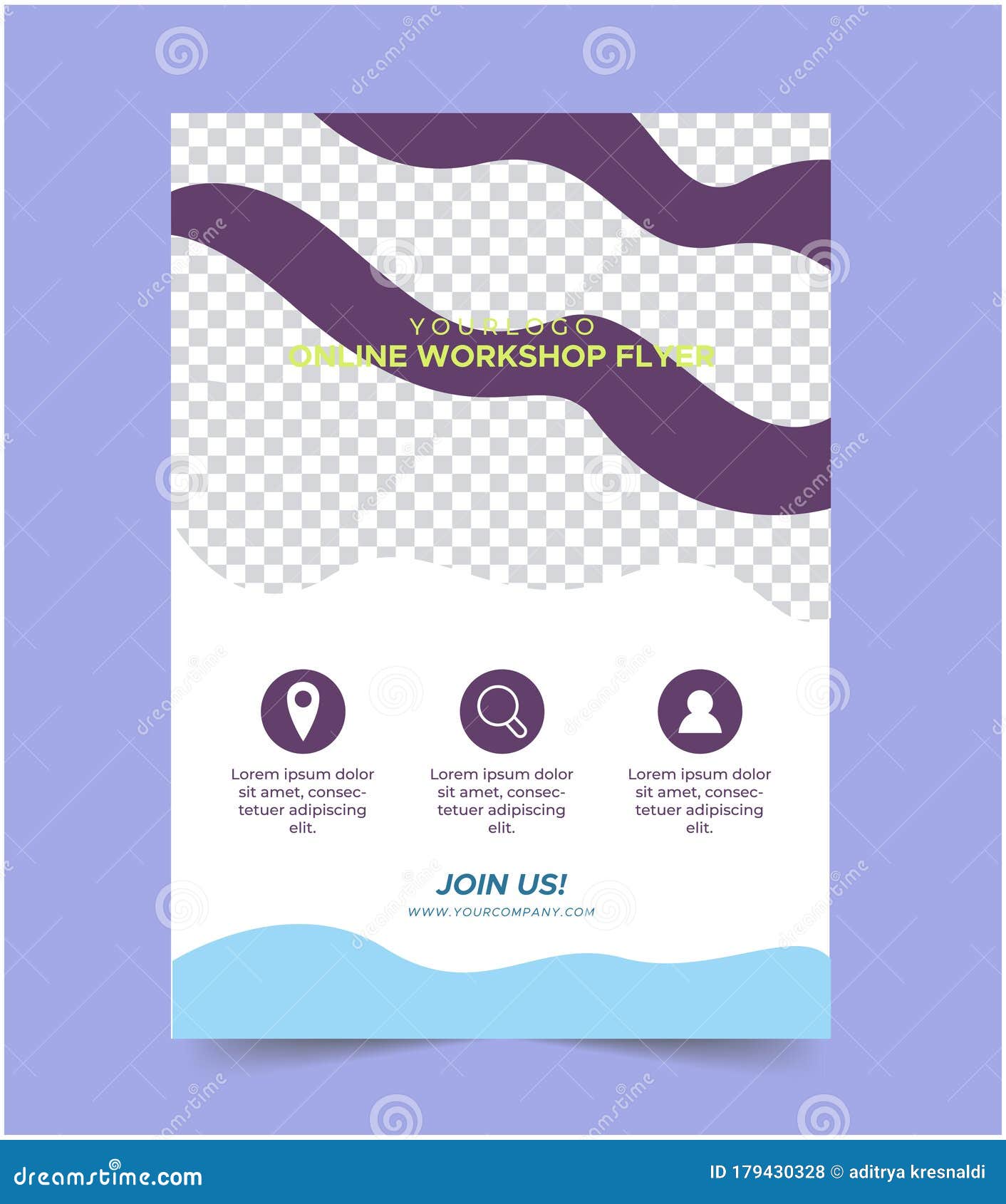 Online Workshop Flyer Poster Stock Vector - Illustration of book Inside Workshop Flyer Template