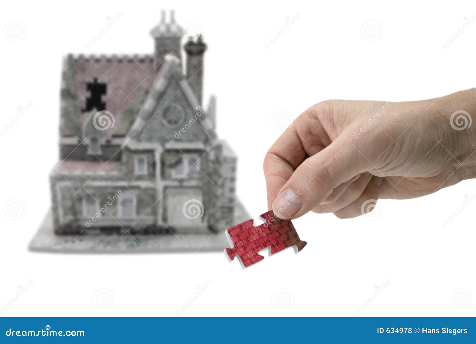 Ontbrekende schakel stock foto. Image of huisvesting, verzekering 634978