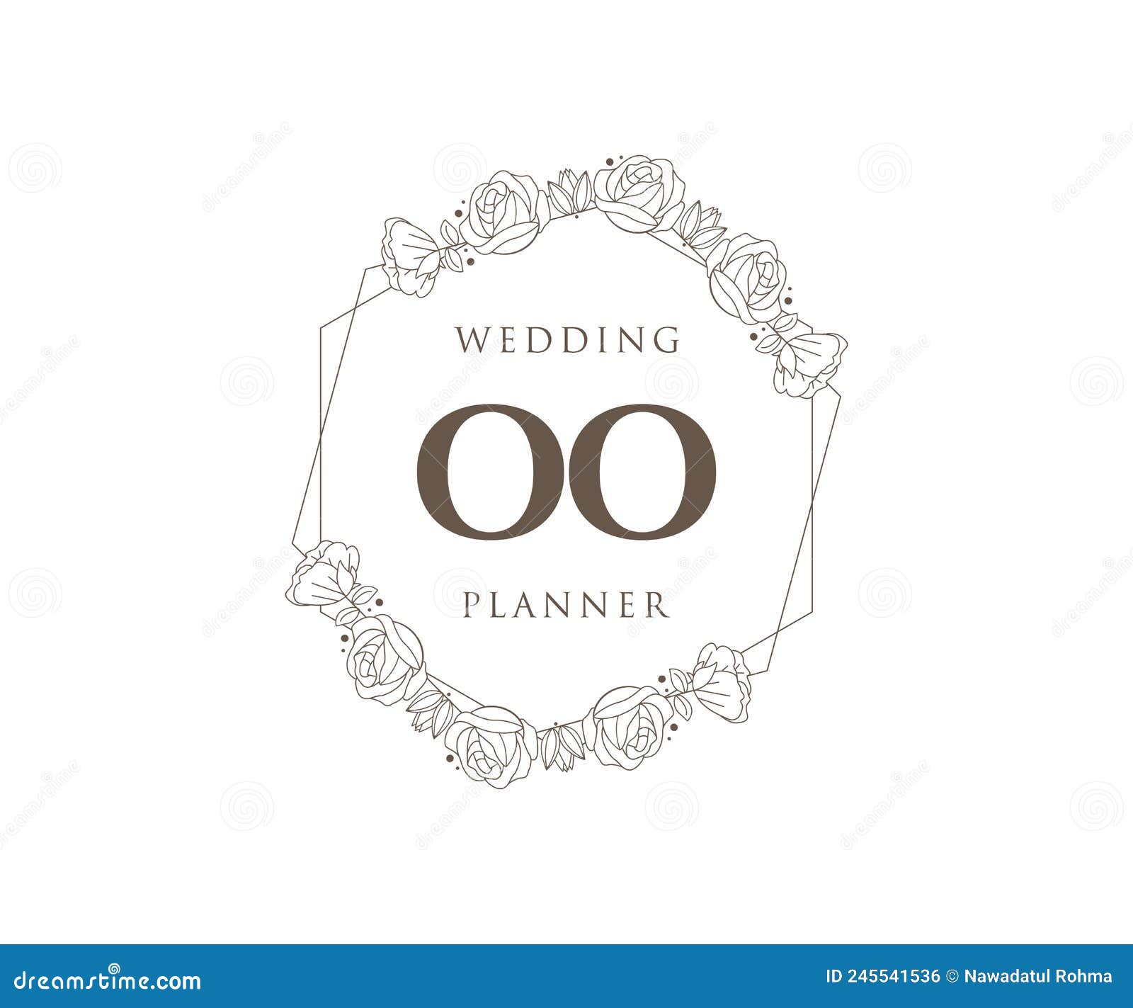 OO Initials Letter Wedding Monogram Logos Collection, Hand Drawn Modern ...