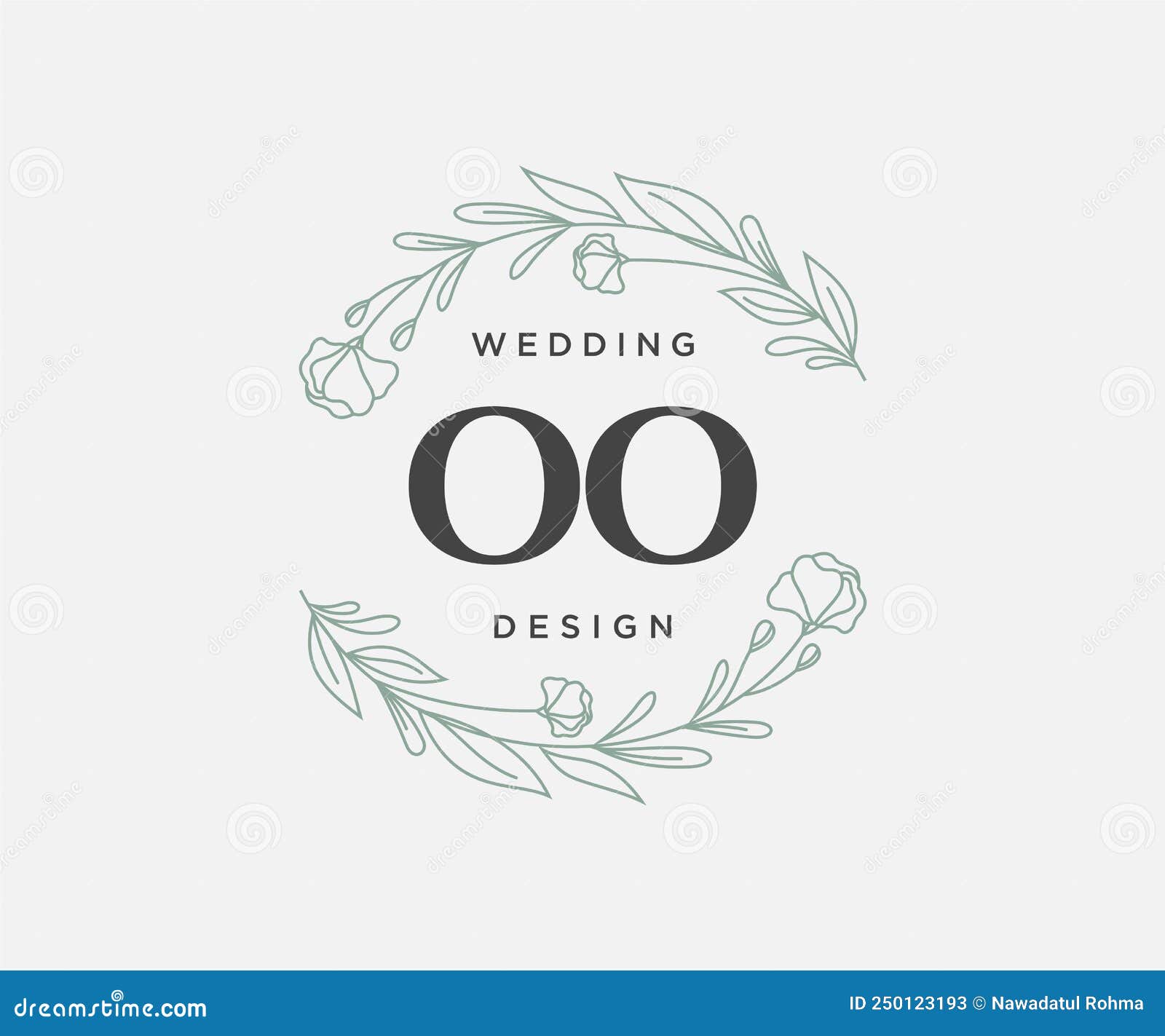 OO Initials Letter Wedding Monogram Logos Collection, Hand Drawn Modern ...