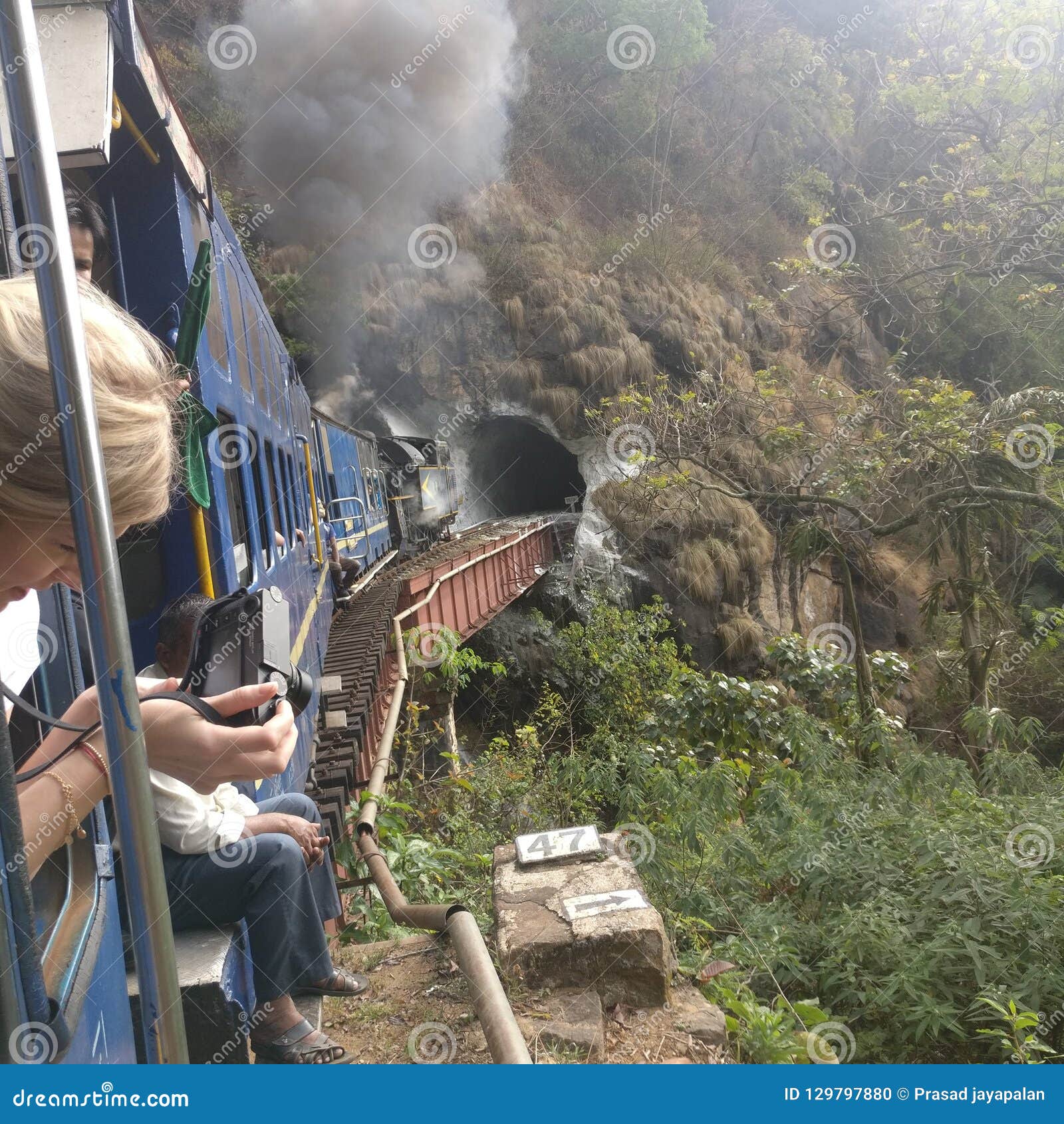 Ooty Toy Train, Southern India Editorial Image Image of cave, train