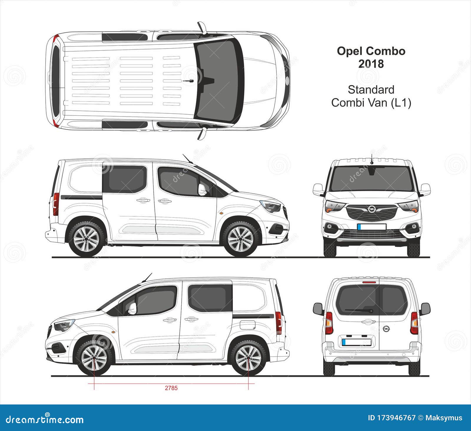 Templates - Cars - Opel - Opel Combo Life