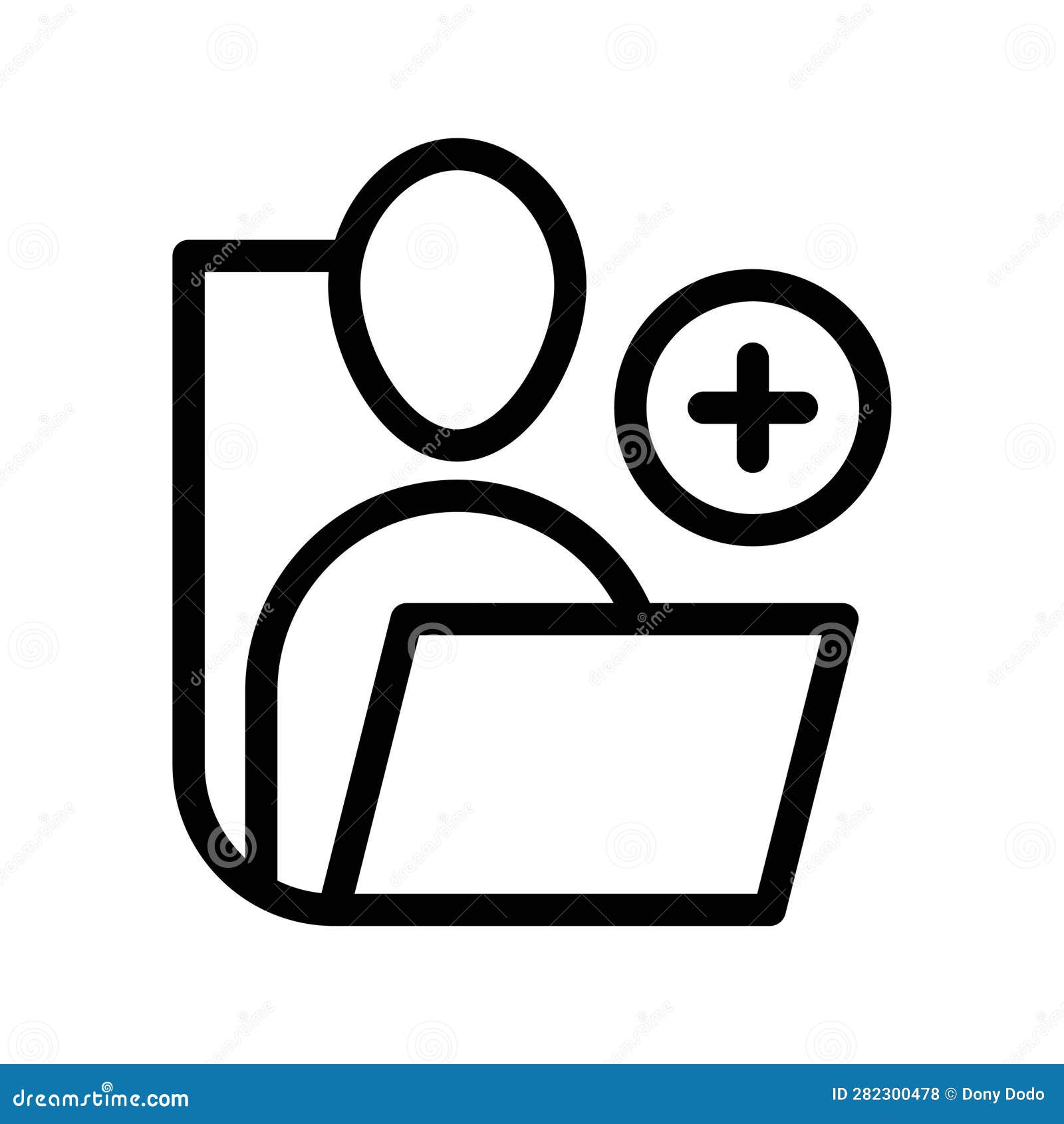 open account  sign  icon suitable for display, website, logo and er. high quality black style  icon.