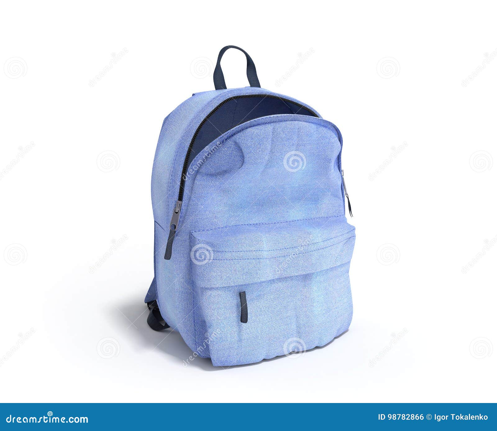 Open Backpack Clipart