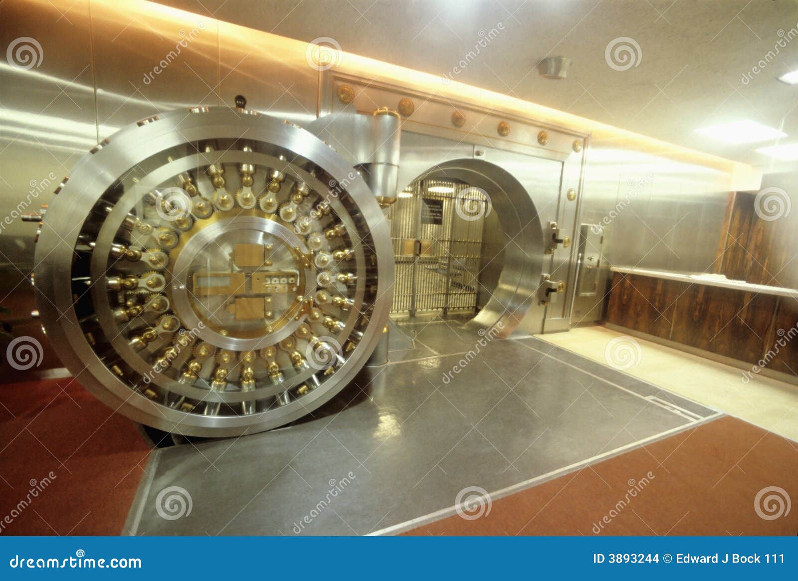 open bank vault