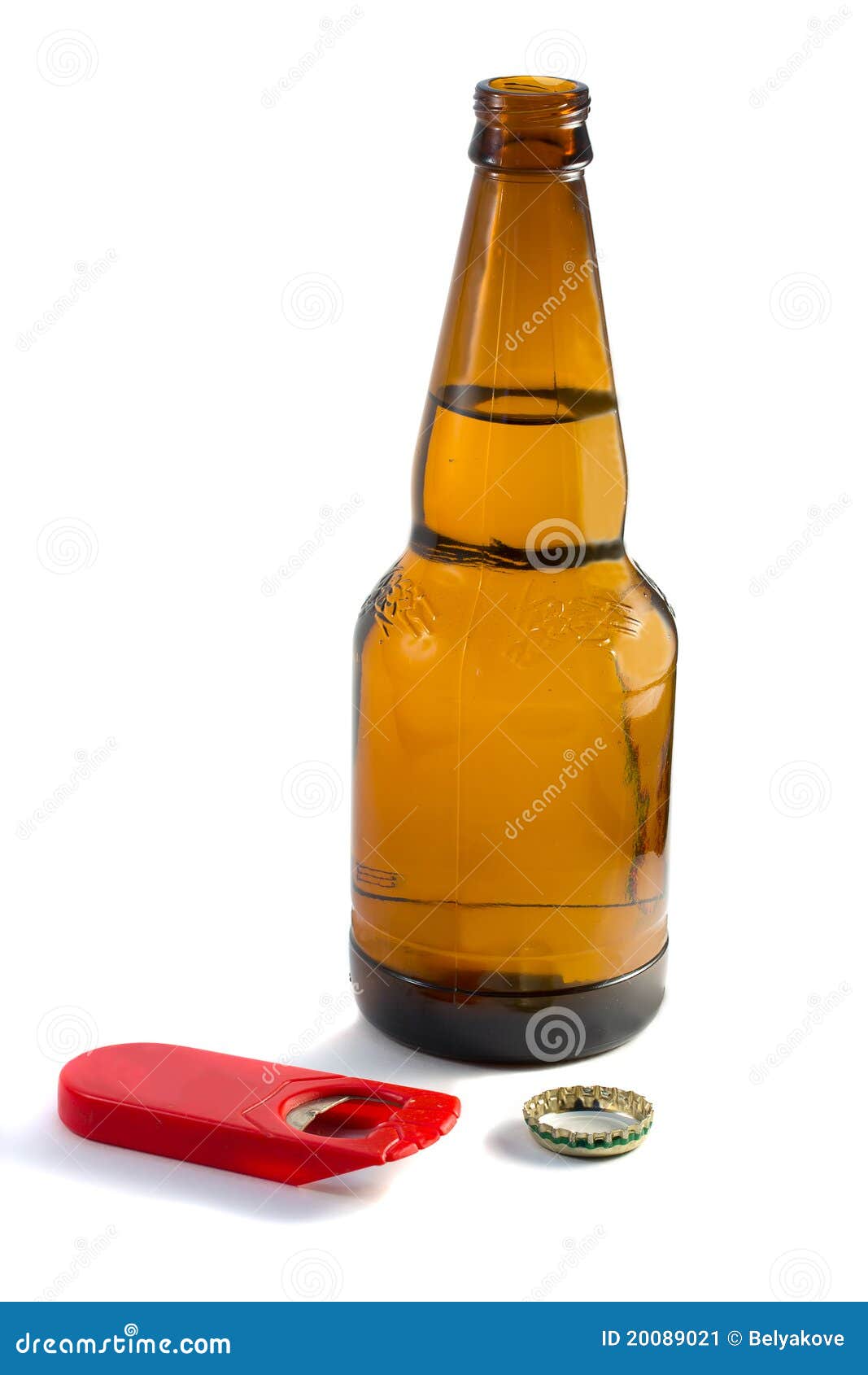 Open a Beer stock image. Image of drink, isolated, object 20089021