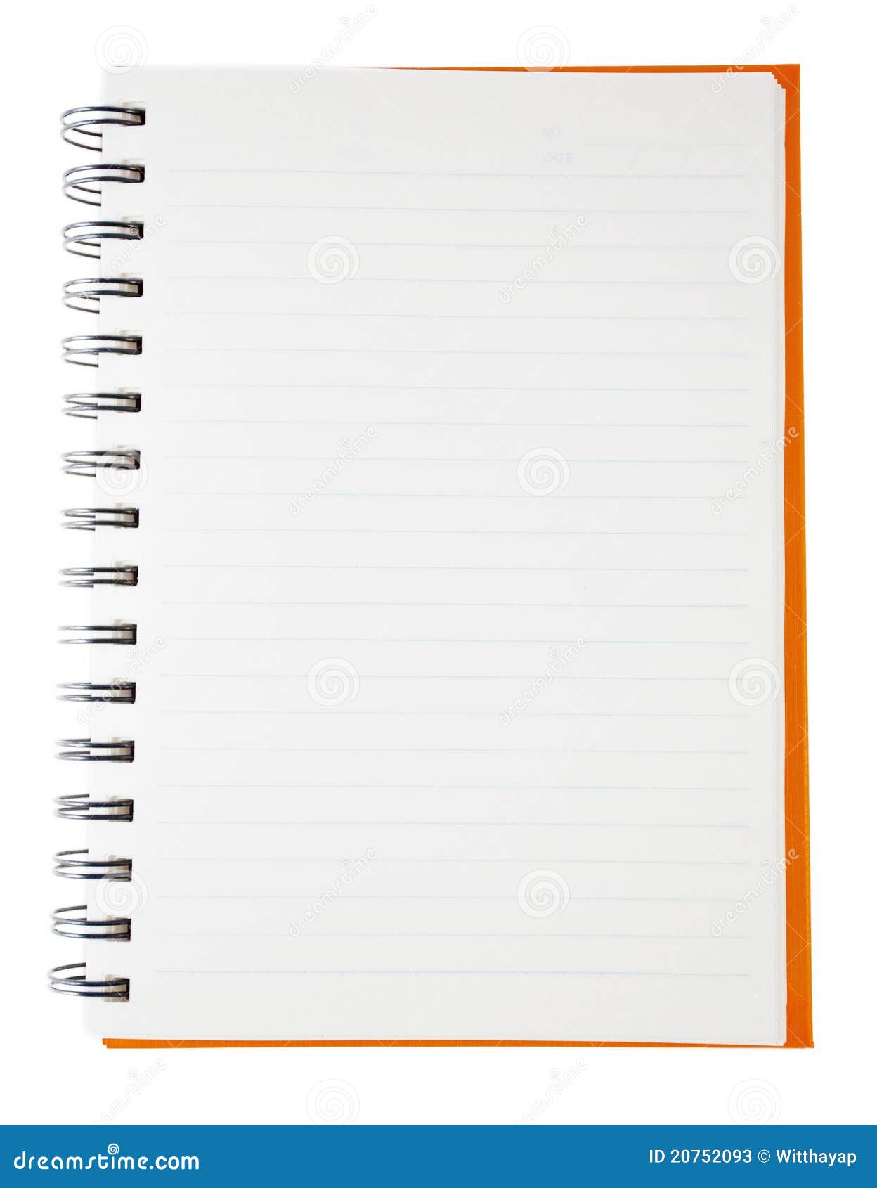 Open blank notebook stock image. Image of page, note - 20752093