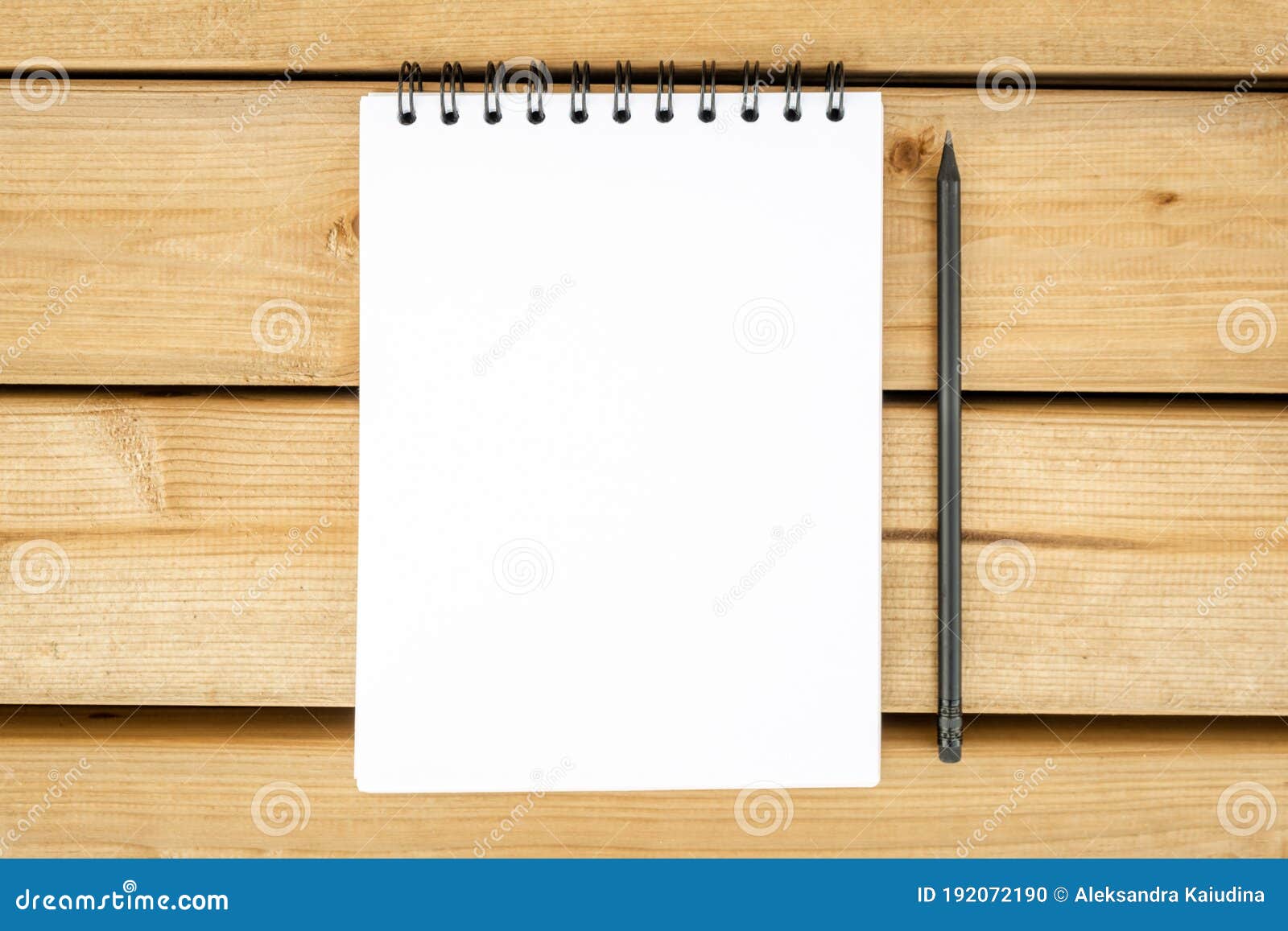 Open blank notepad stock photo. Image of concept, object 192072190