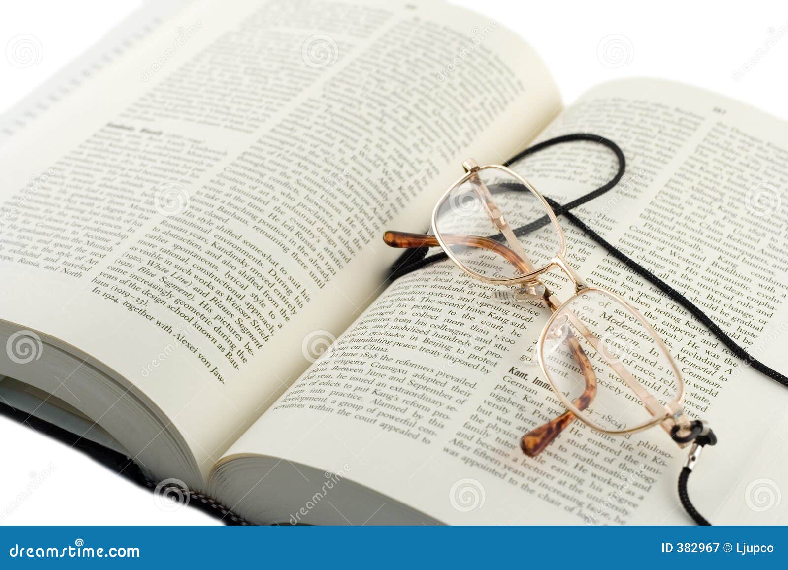 Open Book Stock Image Image Of Keywords Bound - 
