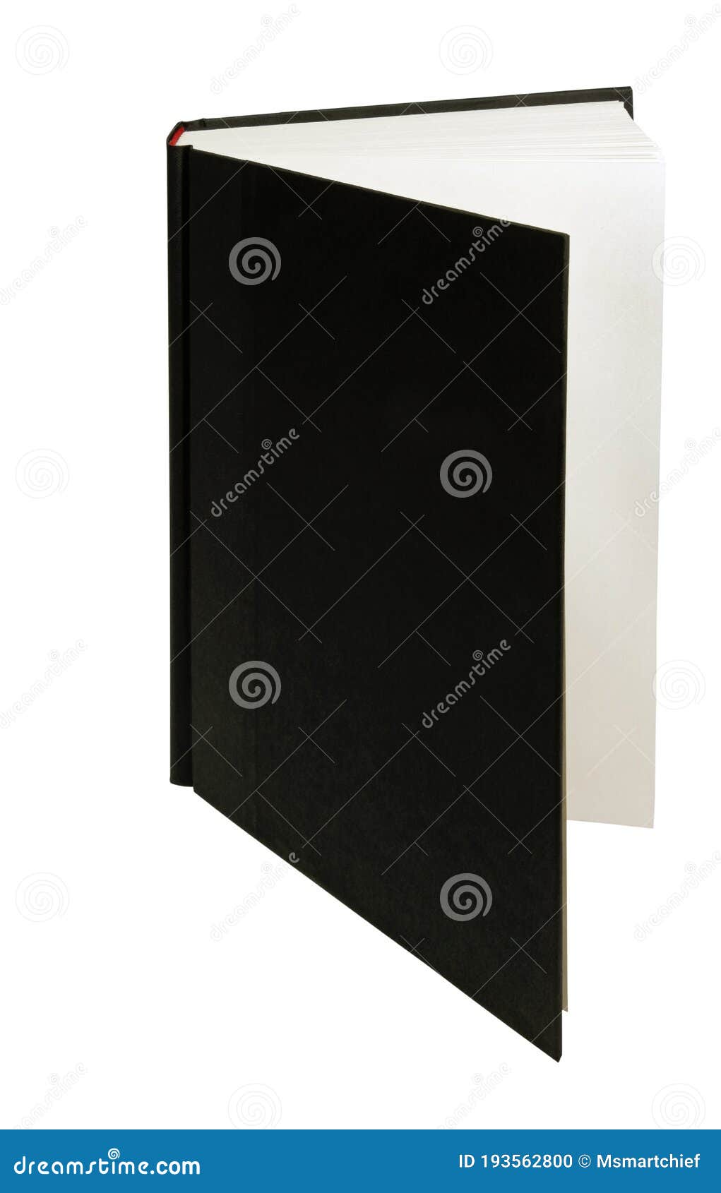 open book with black cover