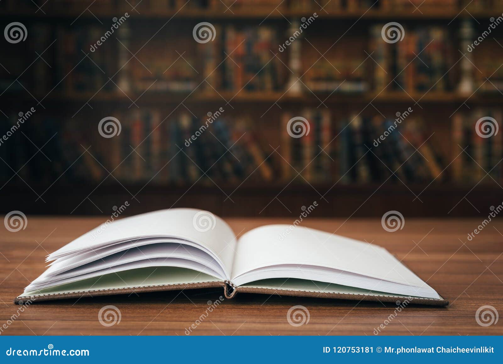 Open book on the desk stock image. Image of educational 120753181