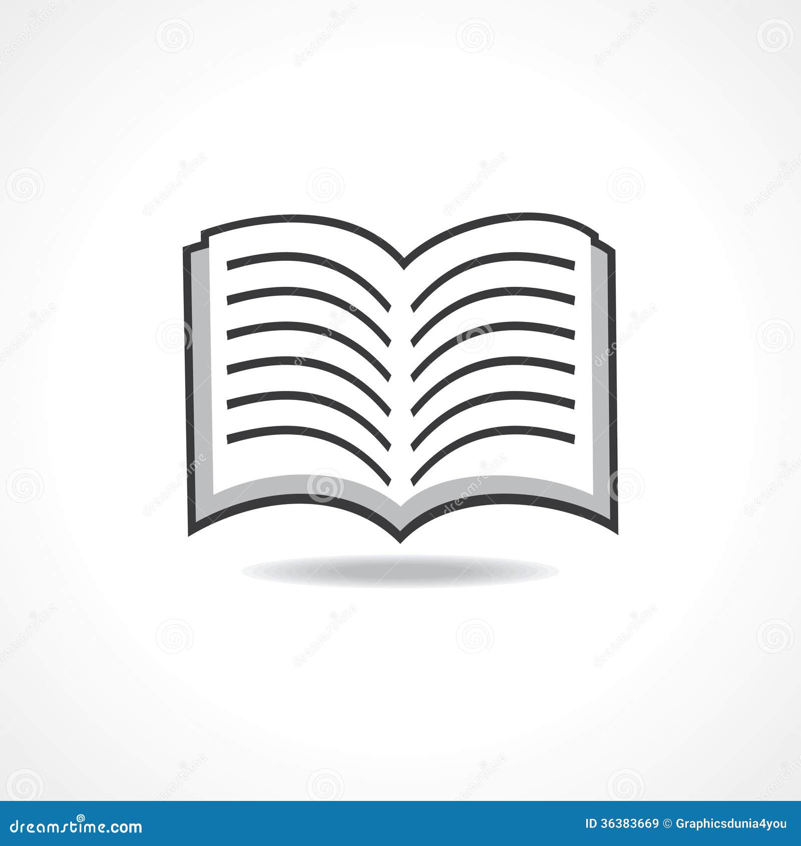 Open Book Illustration Vector Download