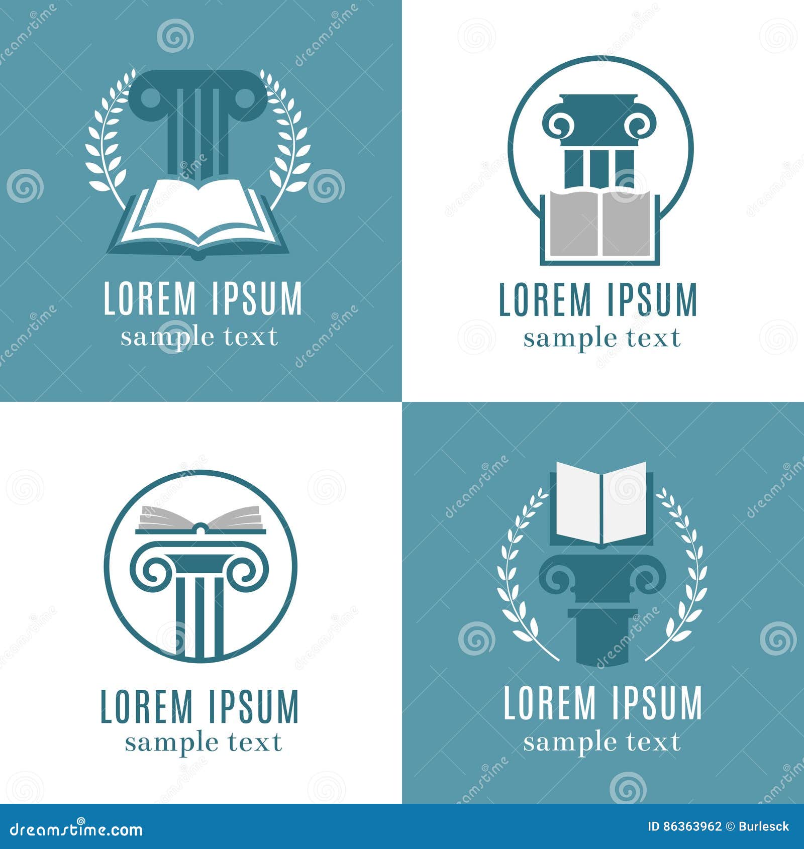 library icon vector