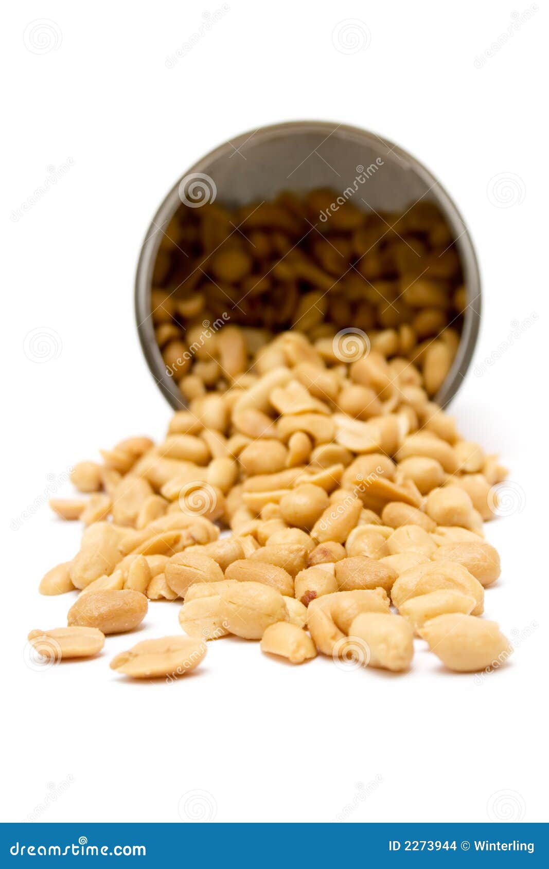 Open Can of Peanuts stock photo. Image of fattening, junk 2273944