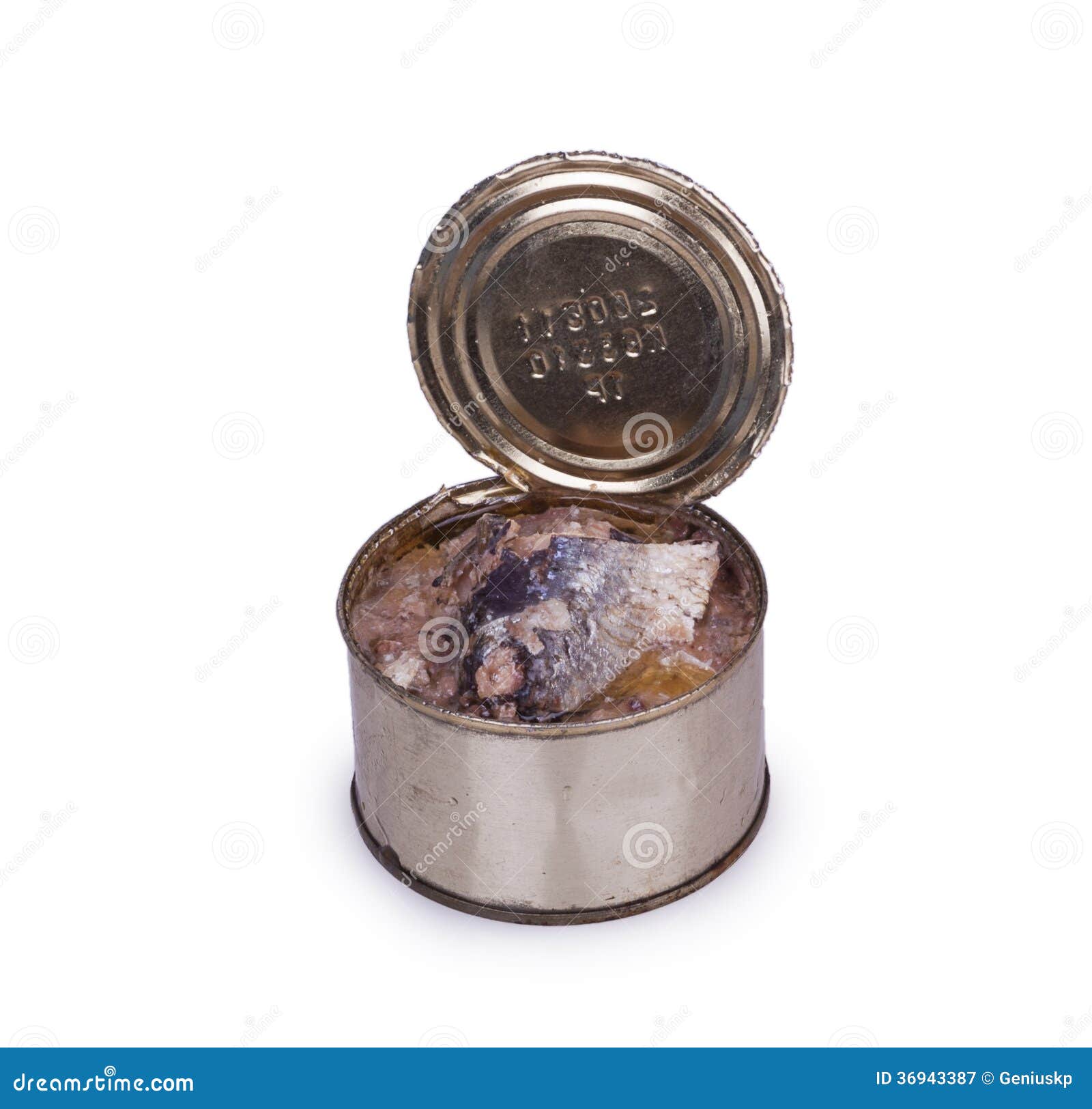 Open canned fish stock image. Image of canned, fish, closeup 36943387