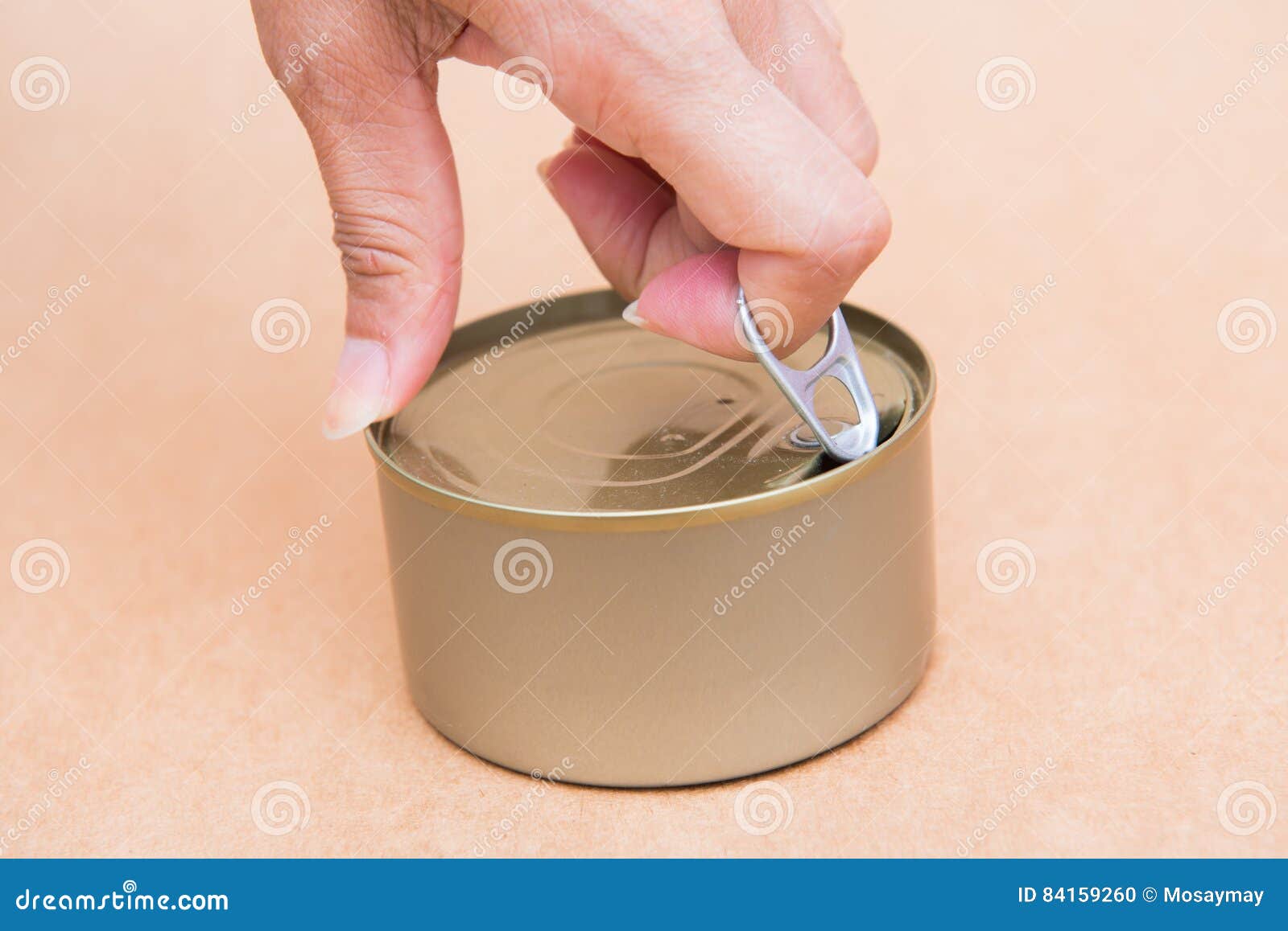 Open Canned Fish by Ring Pull Stock Photo Image of fish, dining 84159260