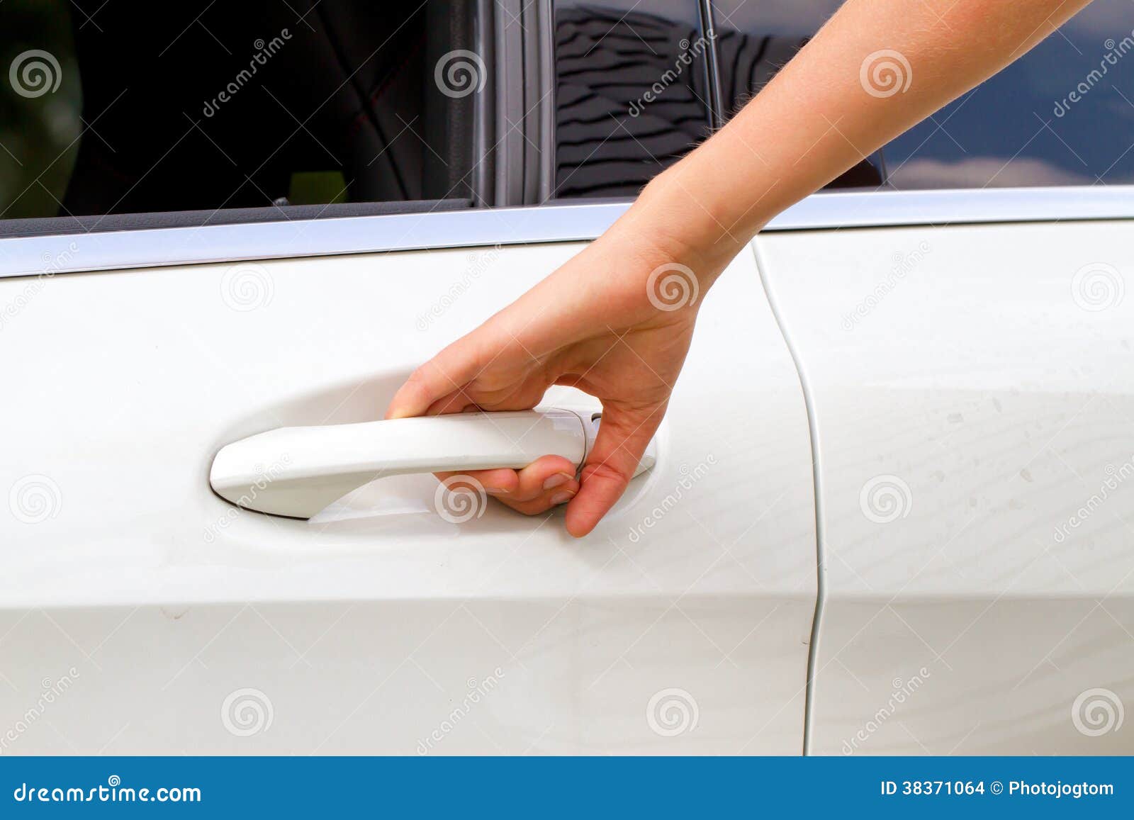 Open car door stock photo. Image of owner, license, concept 38371064