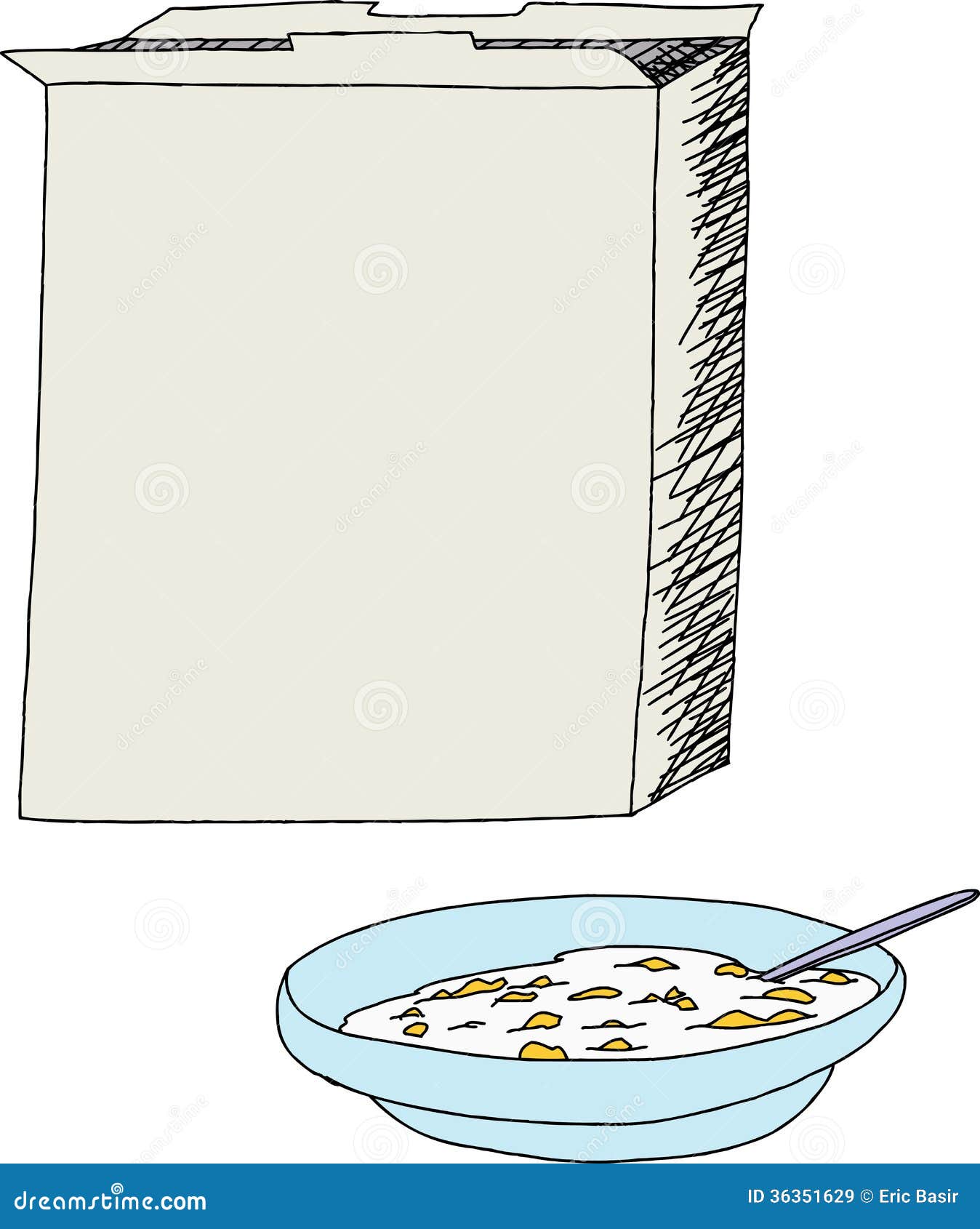 cereal box clip art