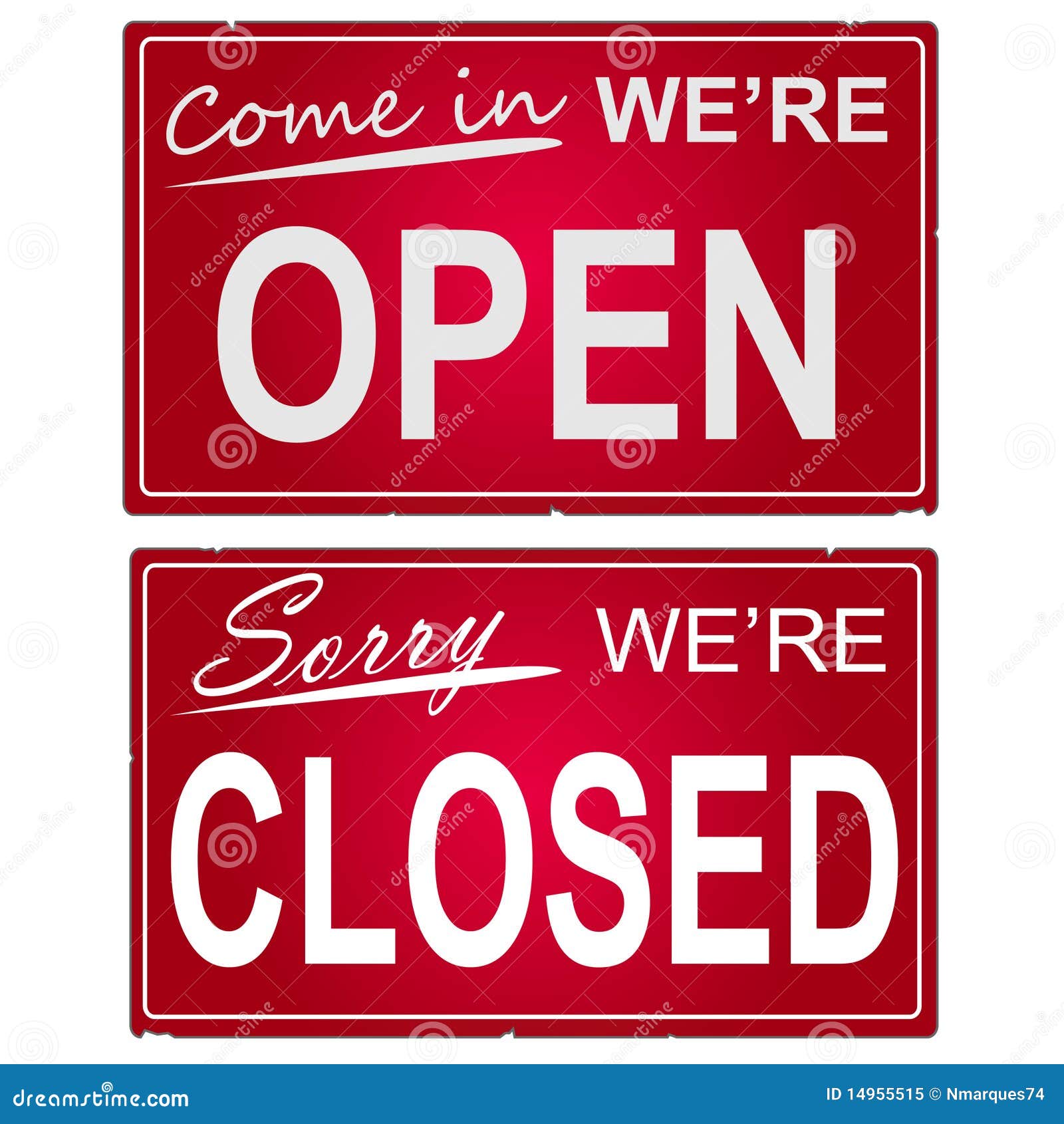 Business Closed Sign Template