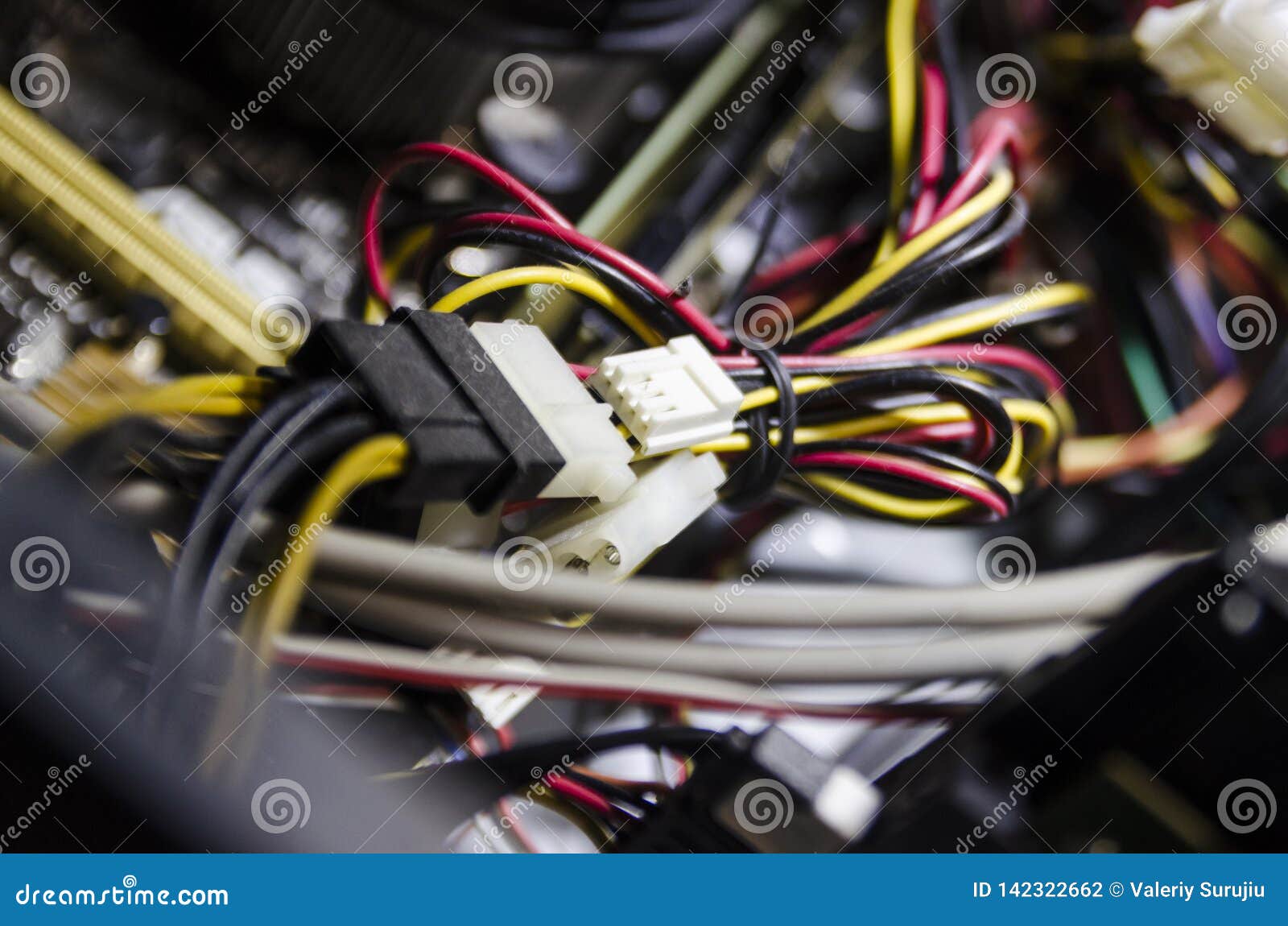 Open Computer Power Supply Unit with Dust Stock Photo Image of