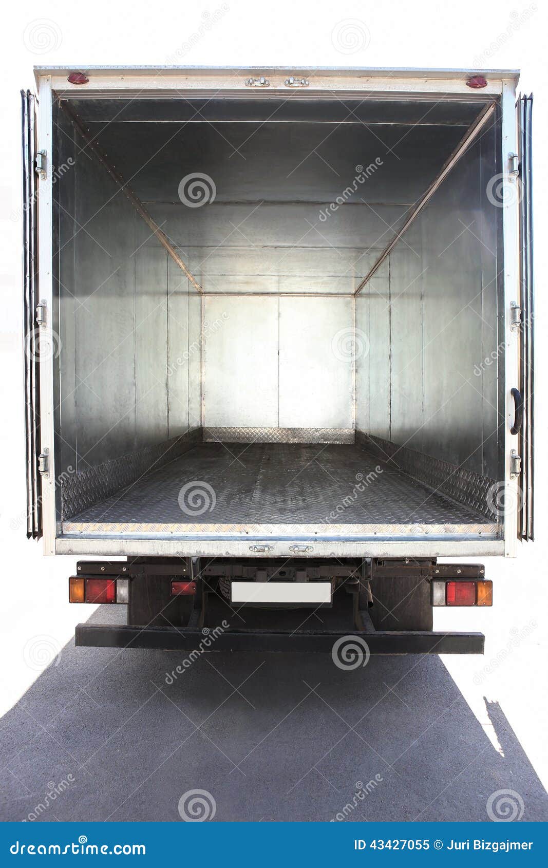 Open Container  Of The Truck  Stock Image Image of room 