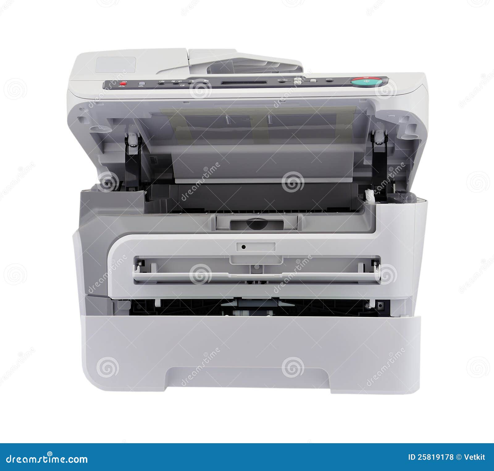 Open copier stock photo. Image of white, object, toner 25819178