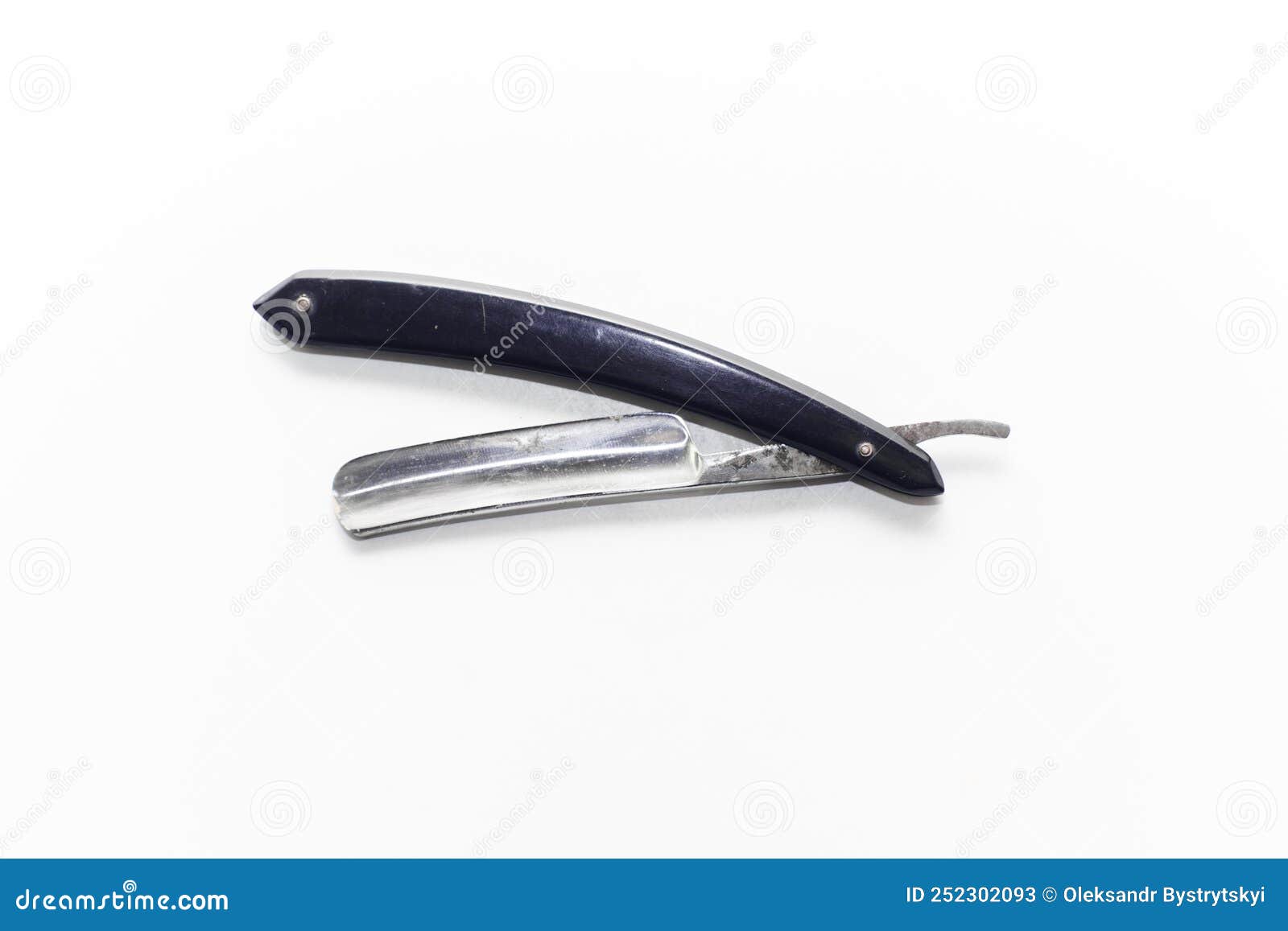 Open dangerous razor stock image. Image of isolated 252302093