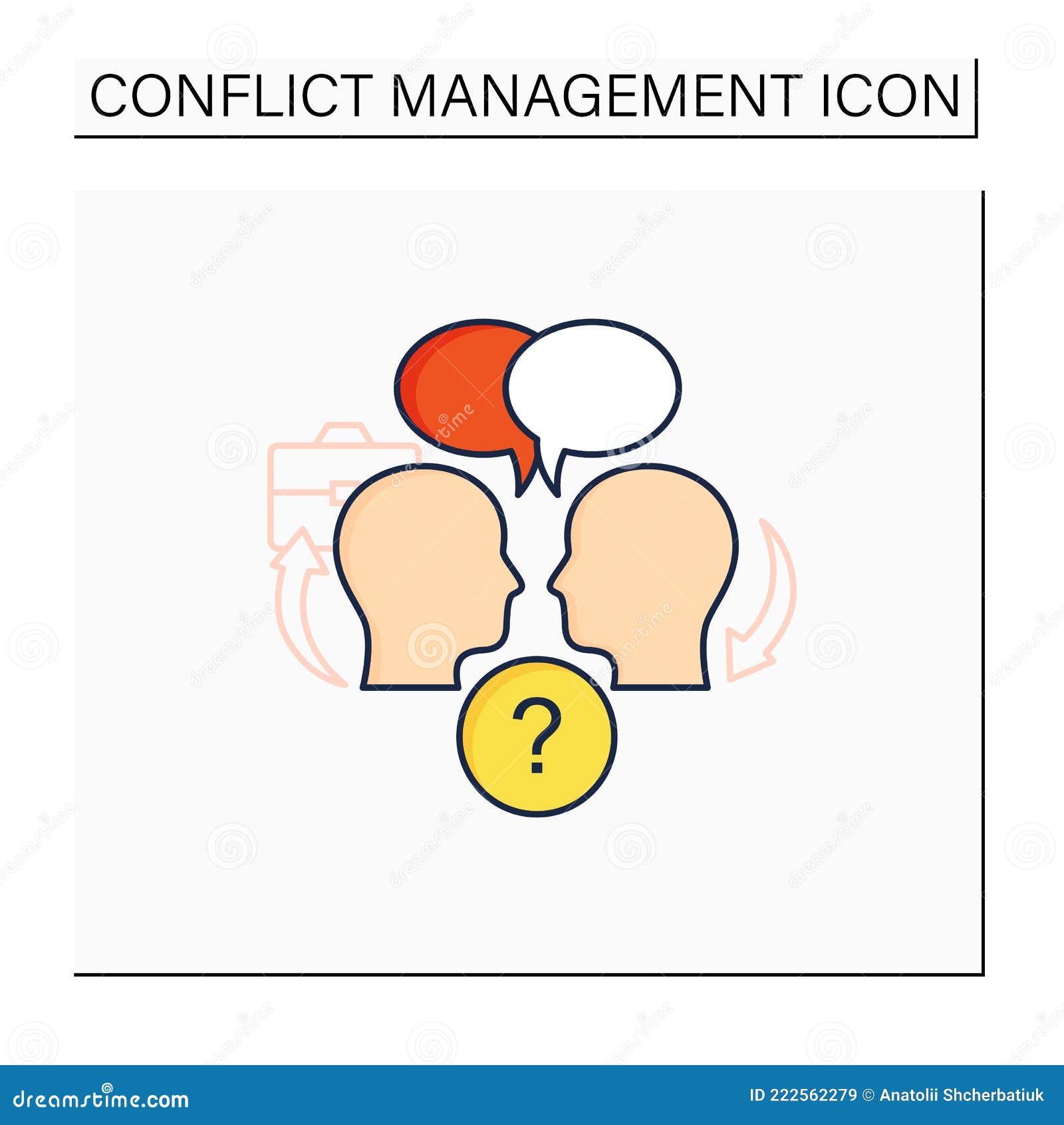 open dialogue color icon