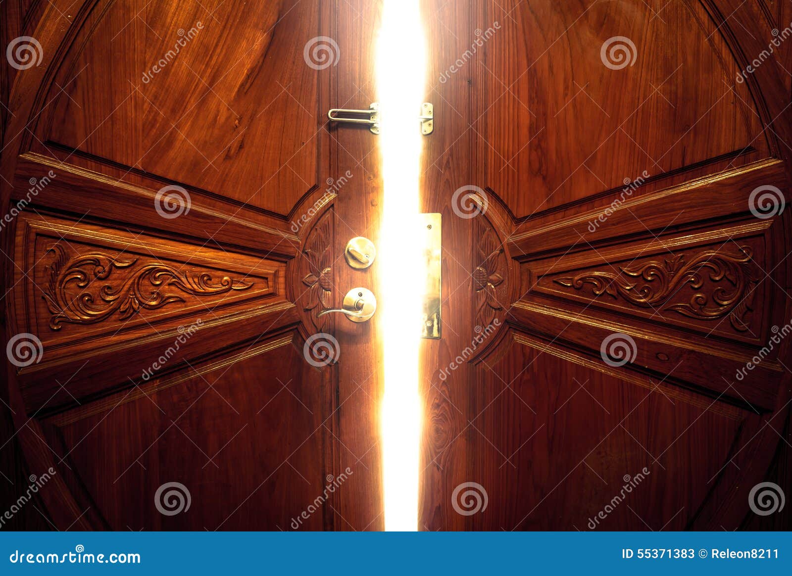 Open door light stock image. Image of entrance, white 55371383