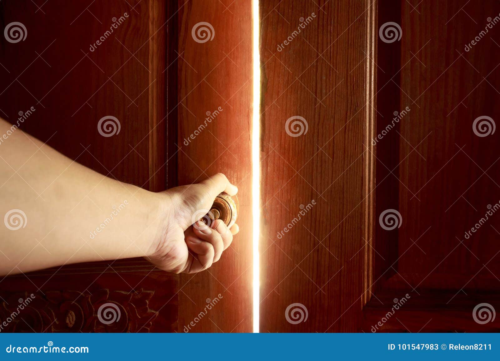Open door light stock image. Image of doorway, heaven 101547983