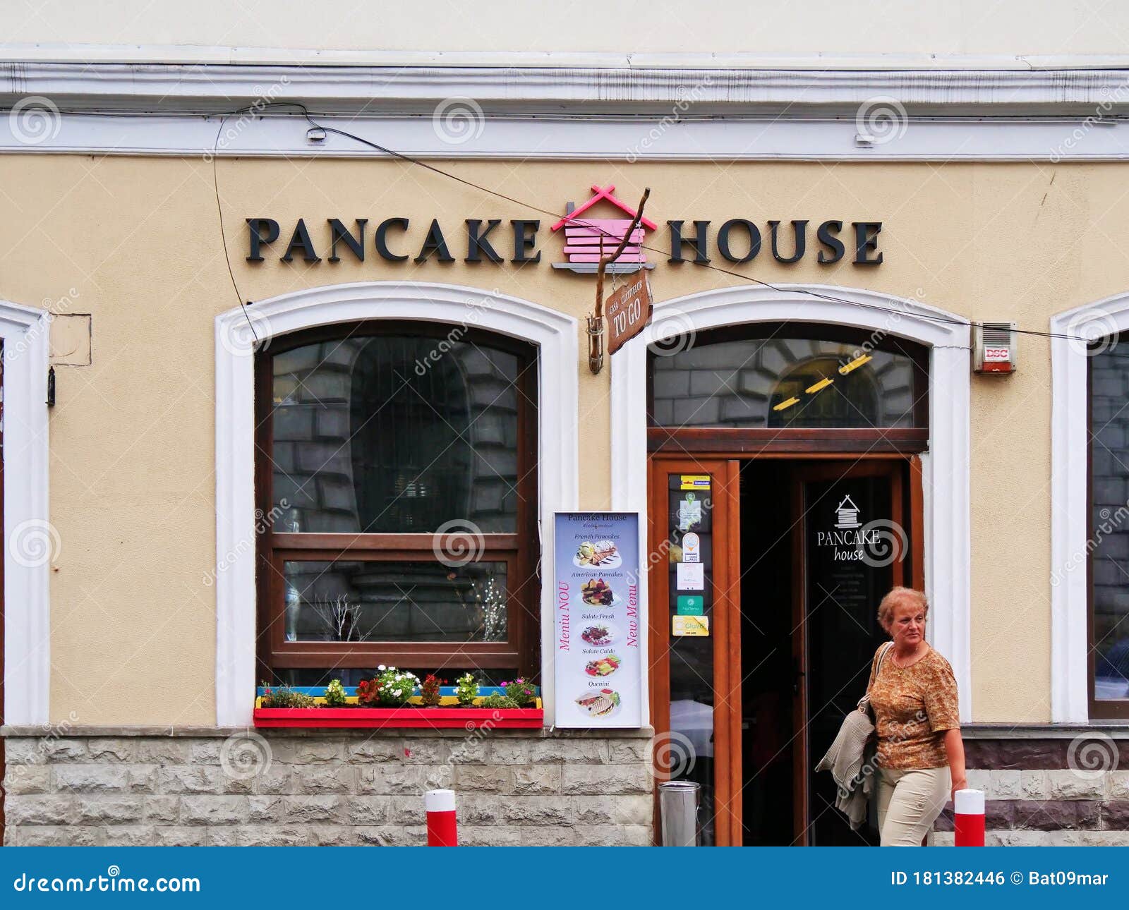 Open Door of Pancake House Bistro Selling Assortments of Pancakes and  Salads Editorial Photo - Image of fast, selling: 181382446