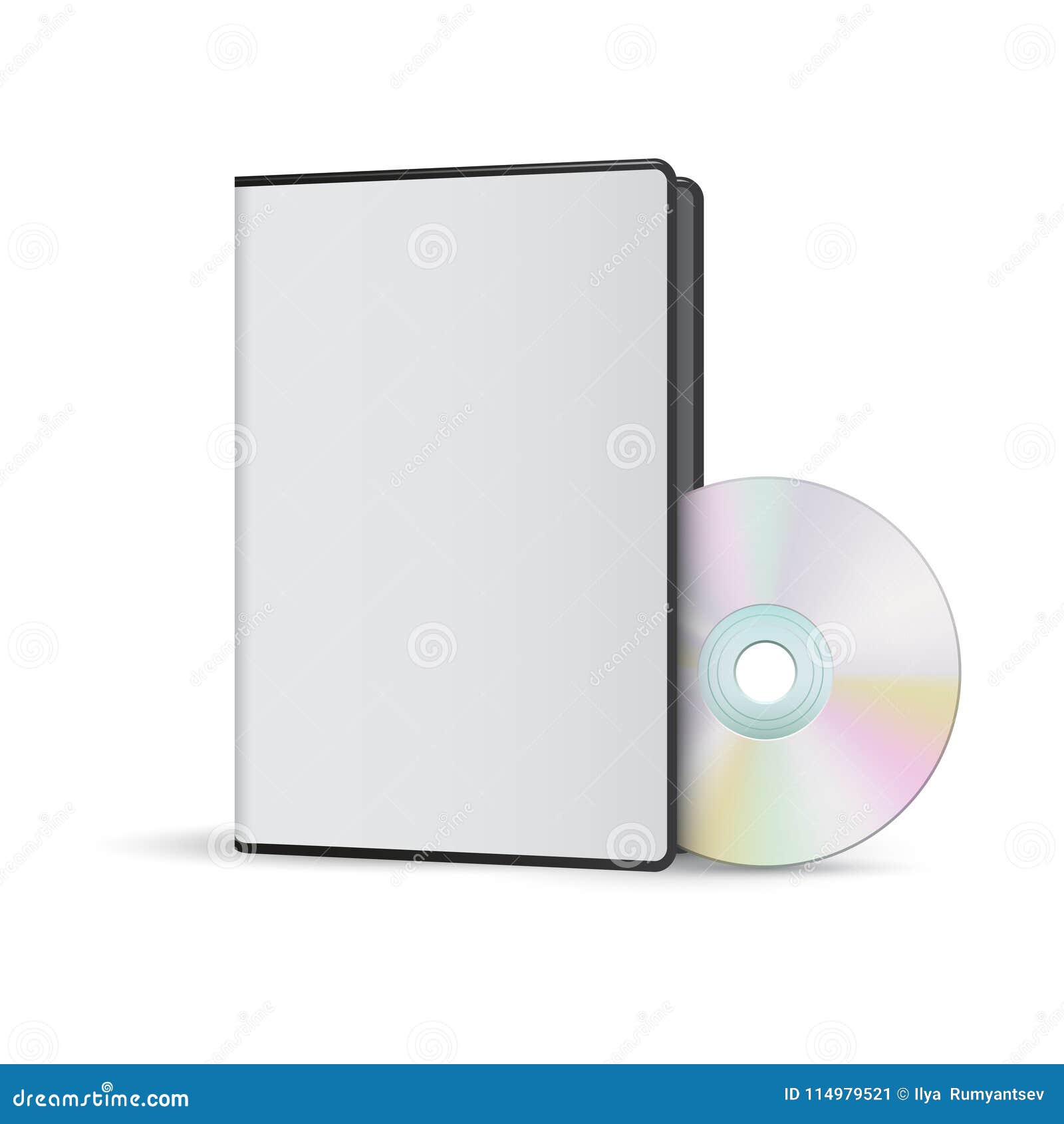 Download Open Dvd Software Package Template, Vector Stock Vector ...