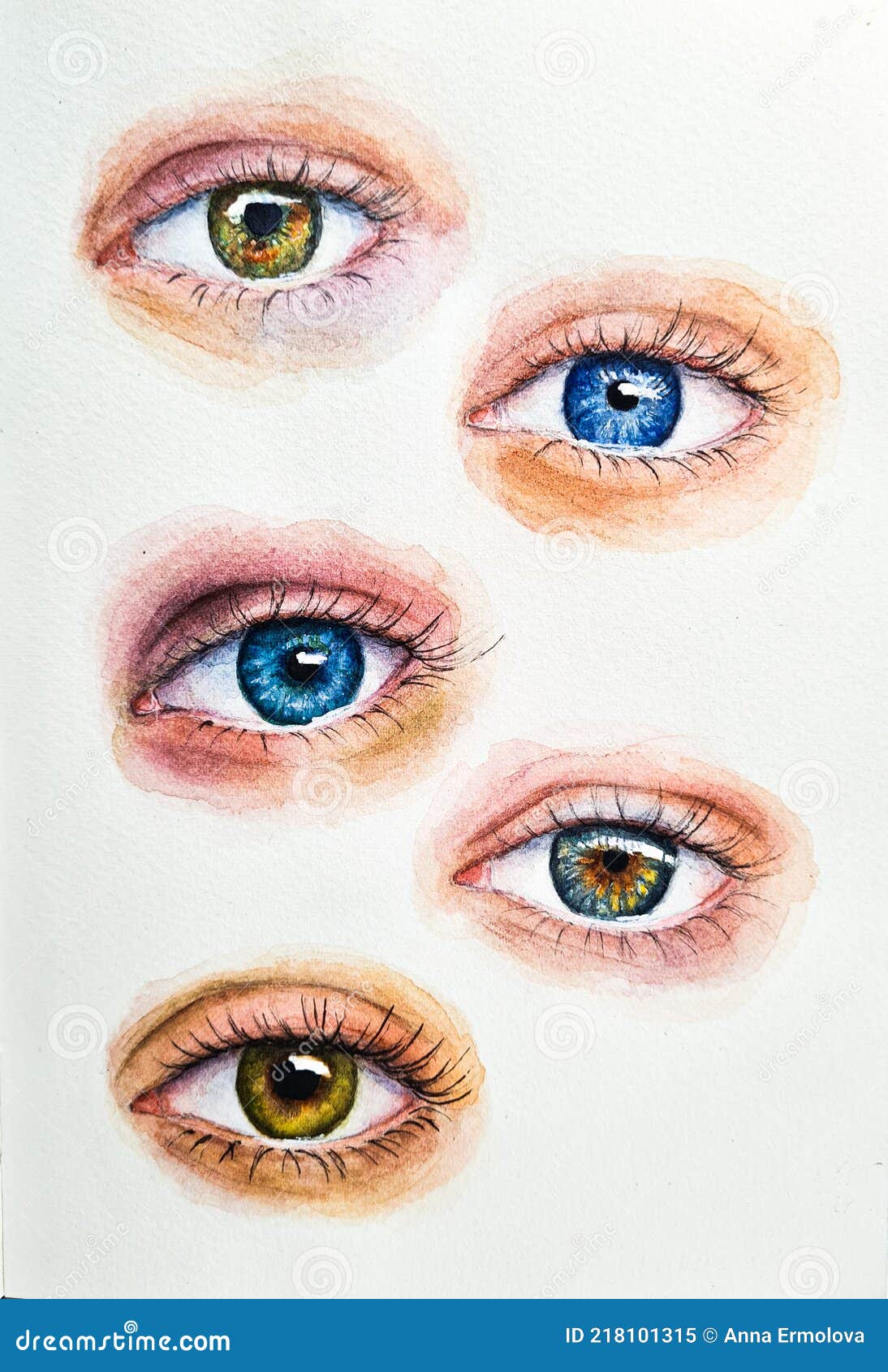 Premium Vector | Hand-drawn beautiful eyes