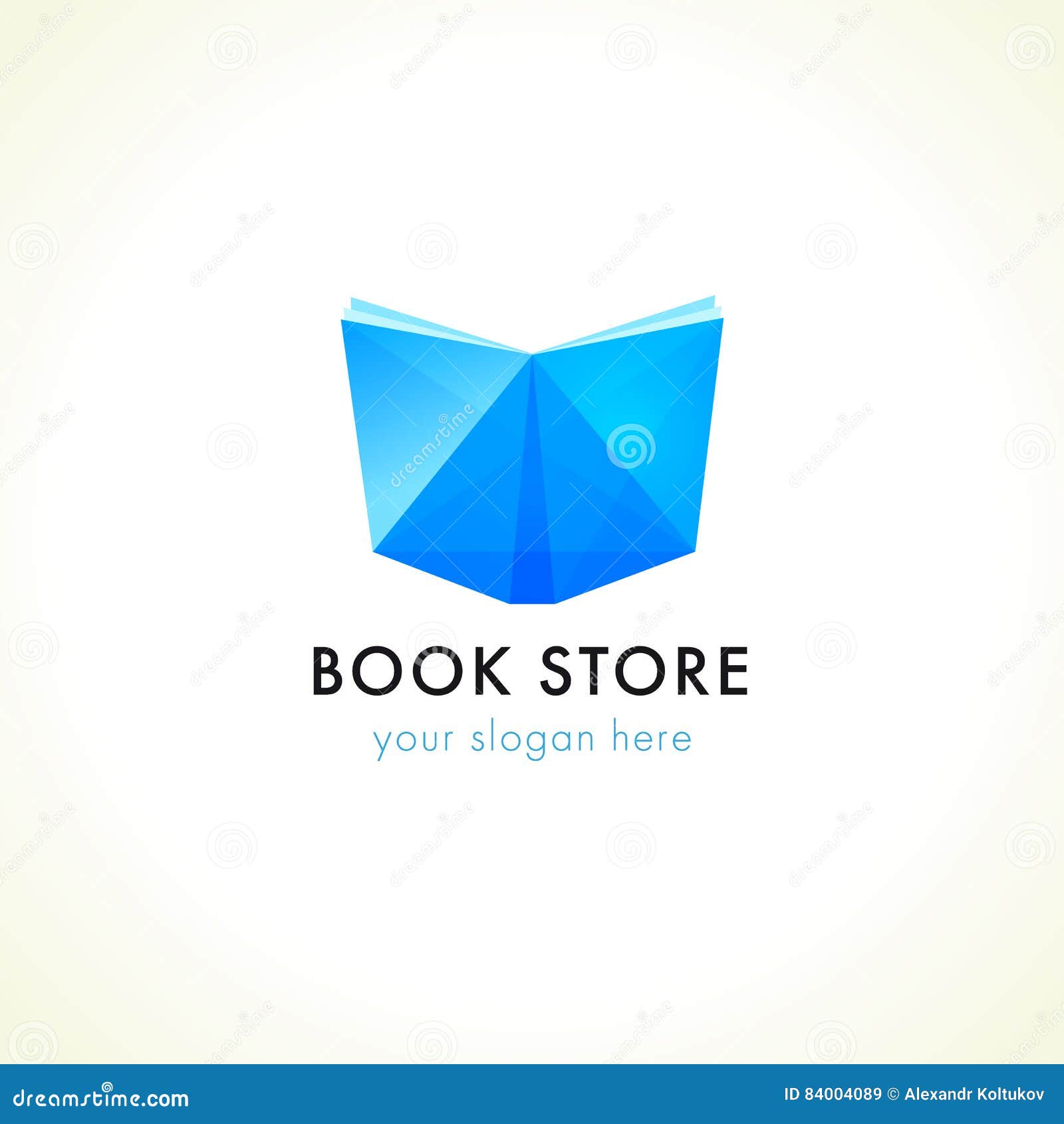 open facet blue book logo