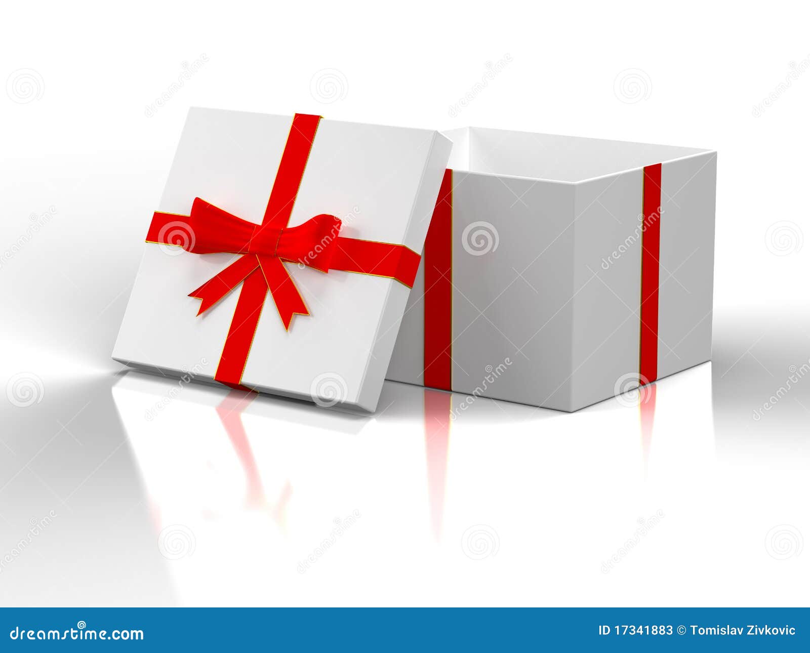 Open gift box stock illustration. Illustration of party