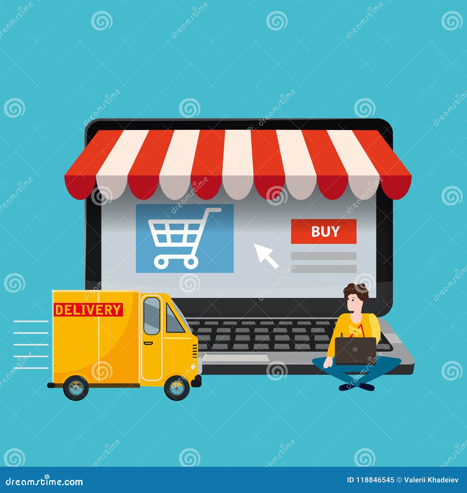Delivery of goods for the online store 8 Delivery of goods for the online store 95