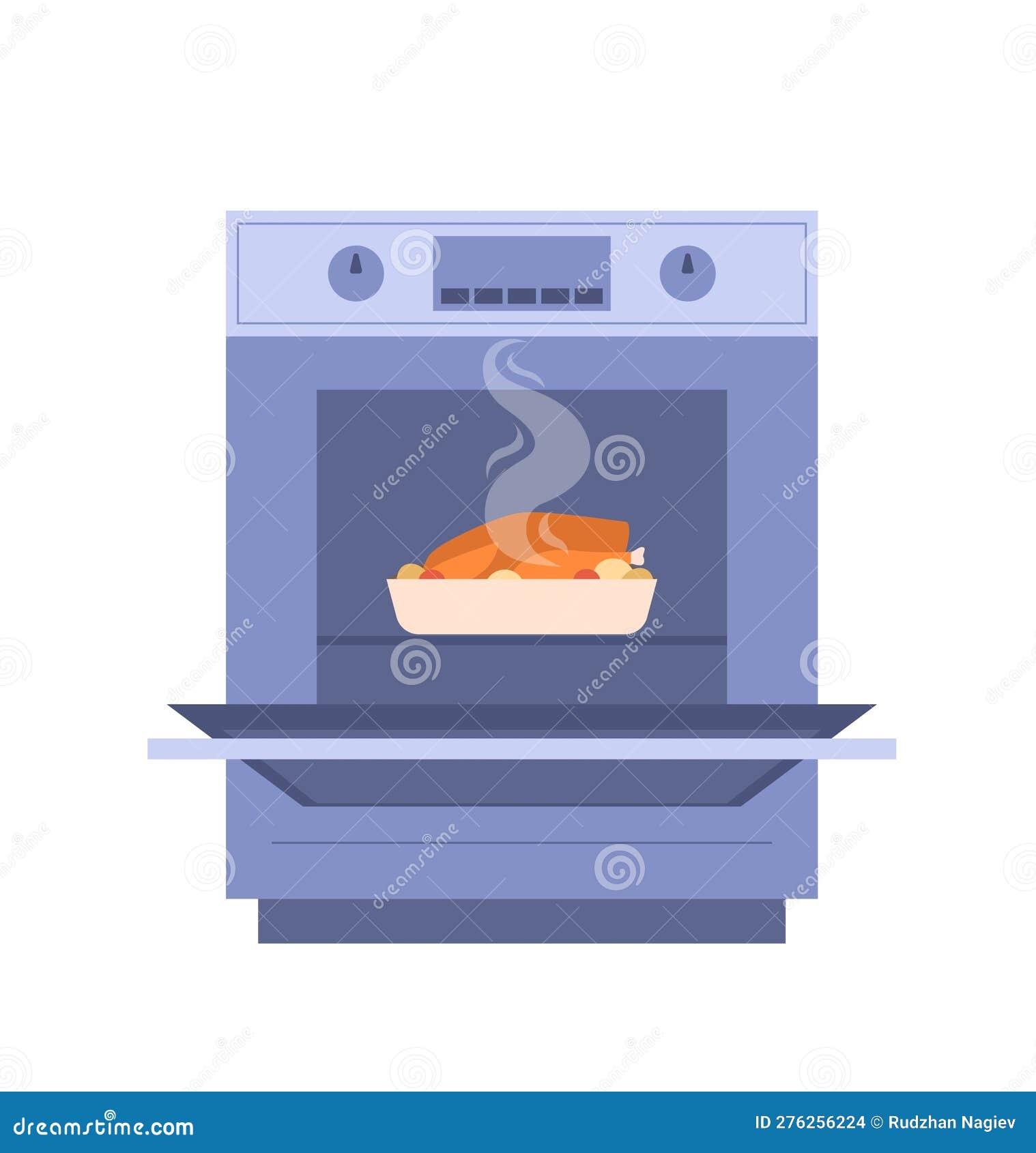 hot oven clipart