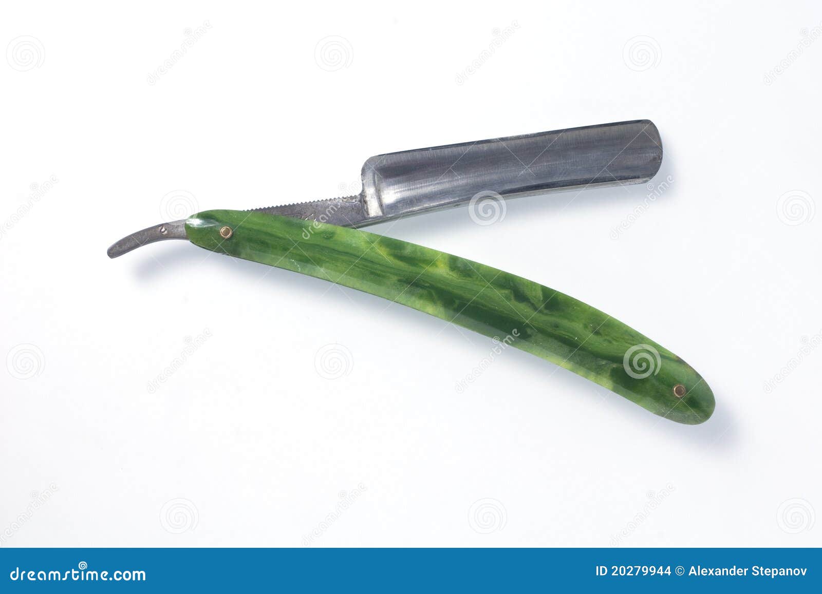 Open razor stock photo. Image of studio, mens, razor 20279944
